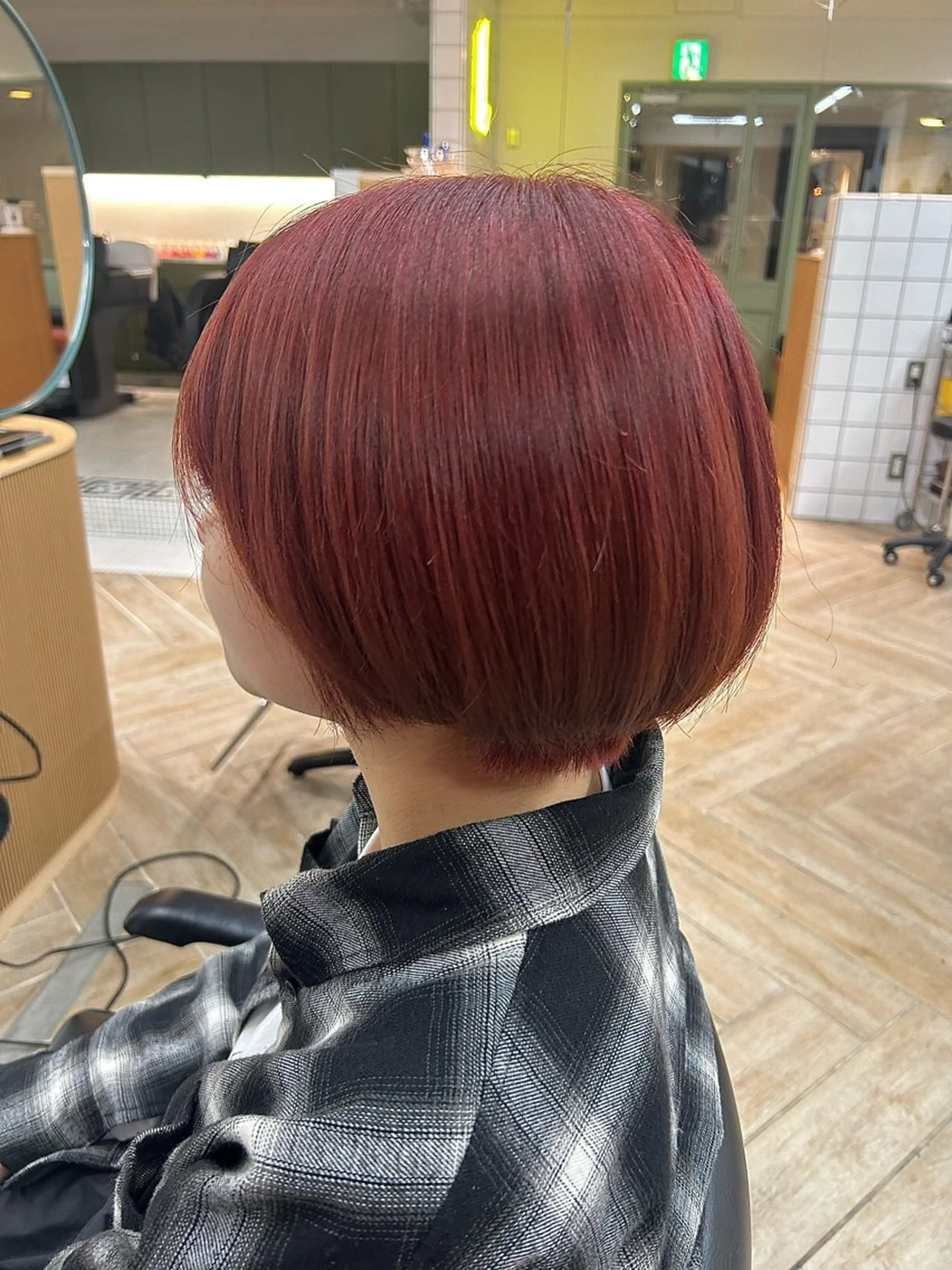 カラー ヘアカラー トリートメント ベージュ/ダブルカラ ー/新潟駅/青柳萌果のヘアスタイル