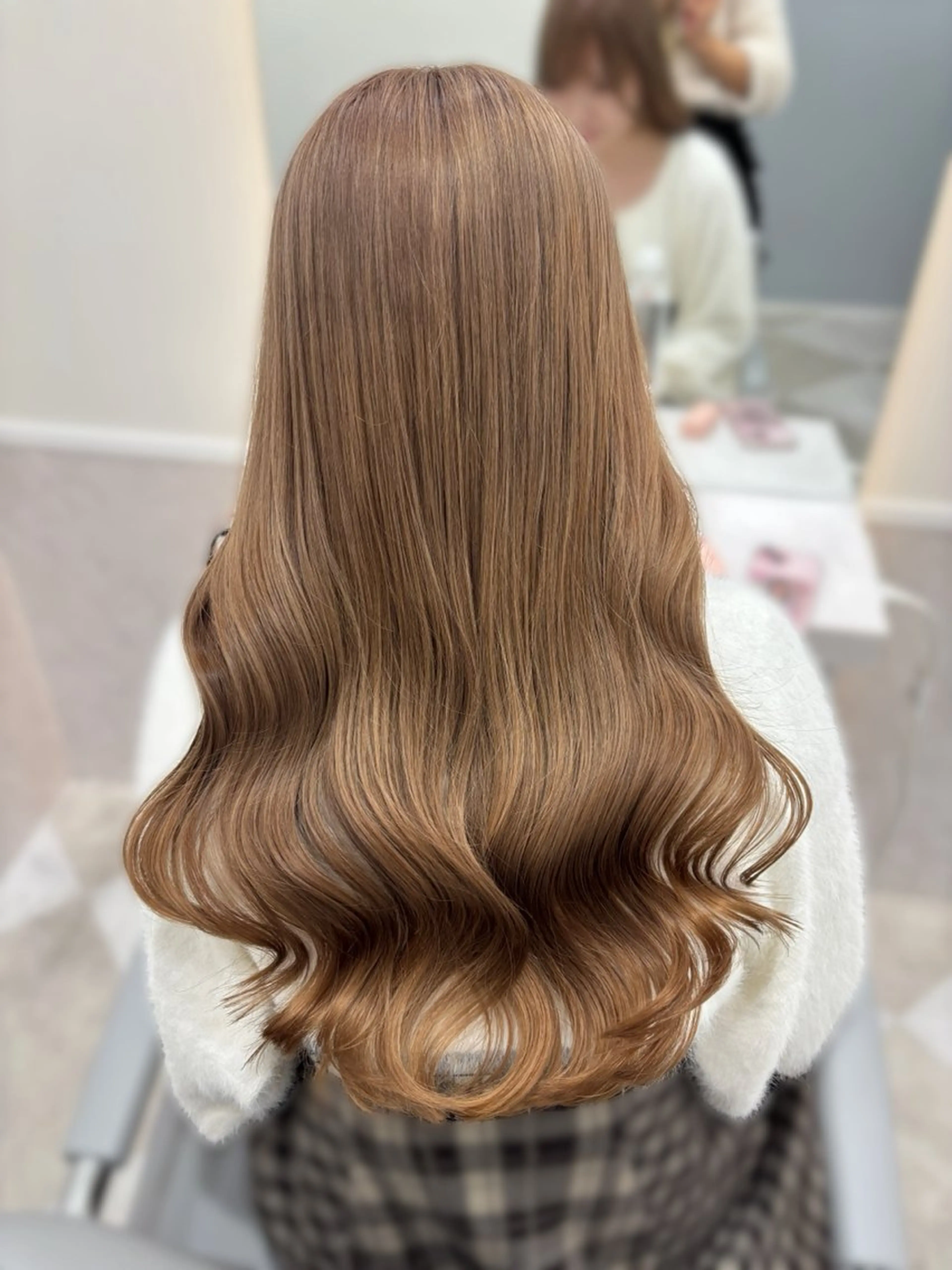 ロング 💎のぼりゆい/大須 ブリーチなしWカラーのヘアスタイル