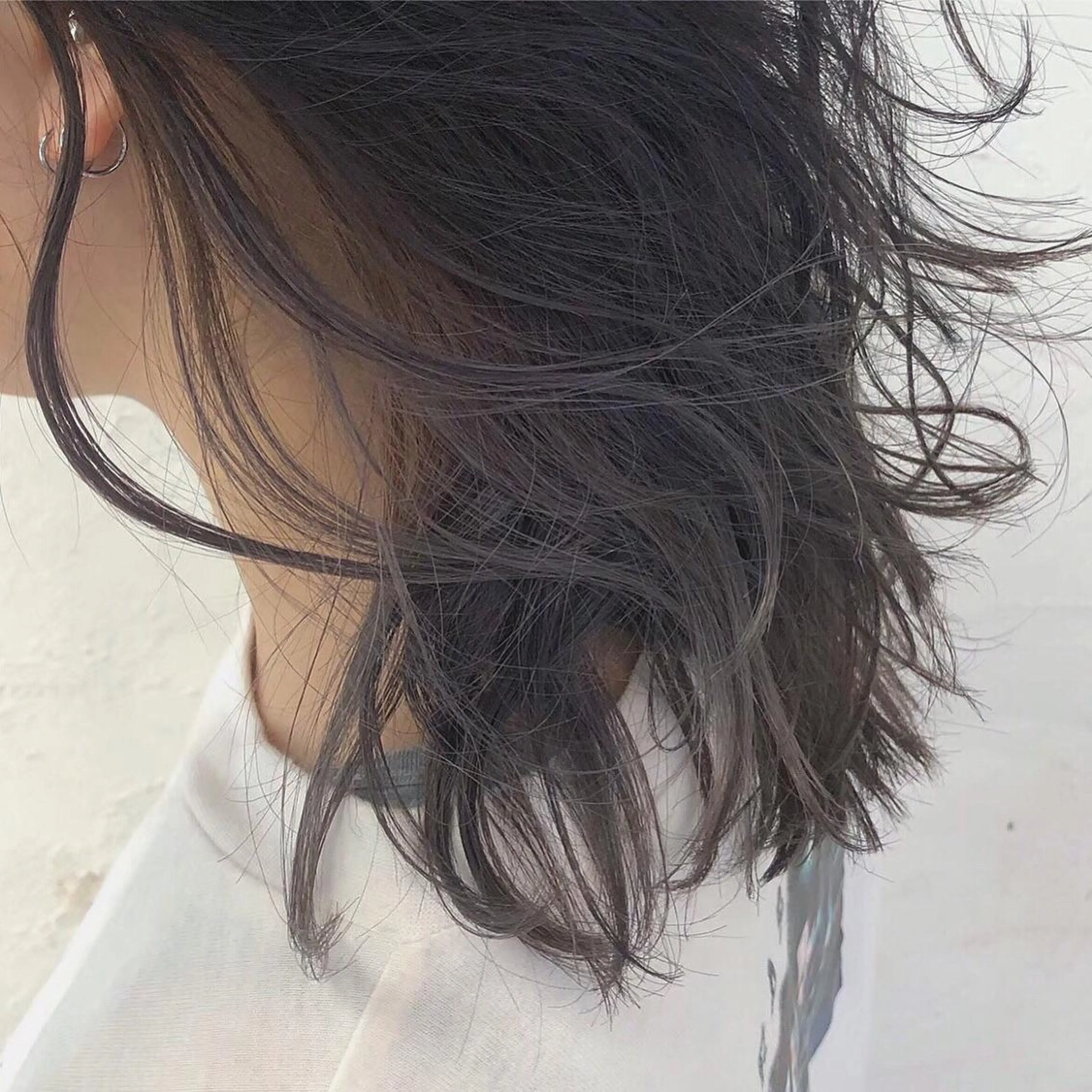 ミディアム カラー ベージュカラー グレージュ オレンジ SiLO 【シロ】のヘアスタイル