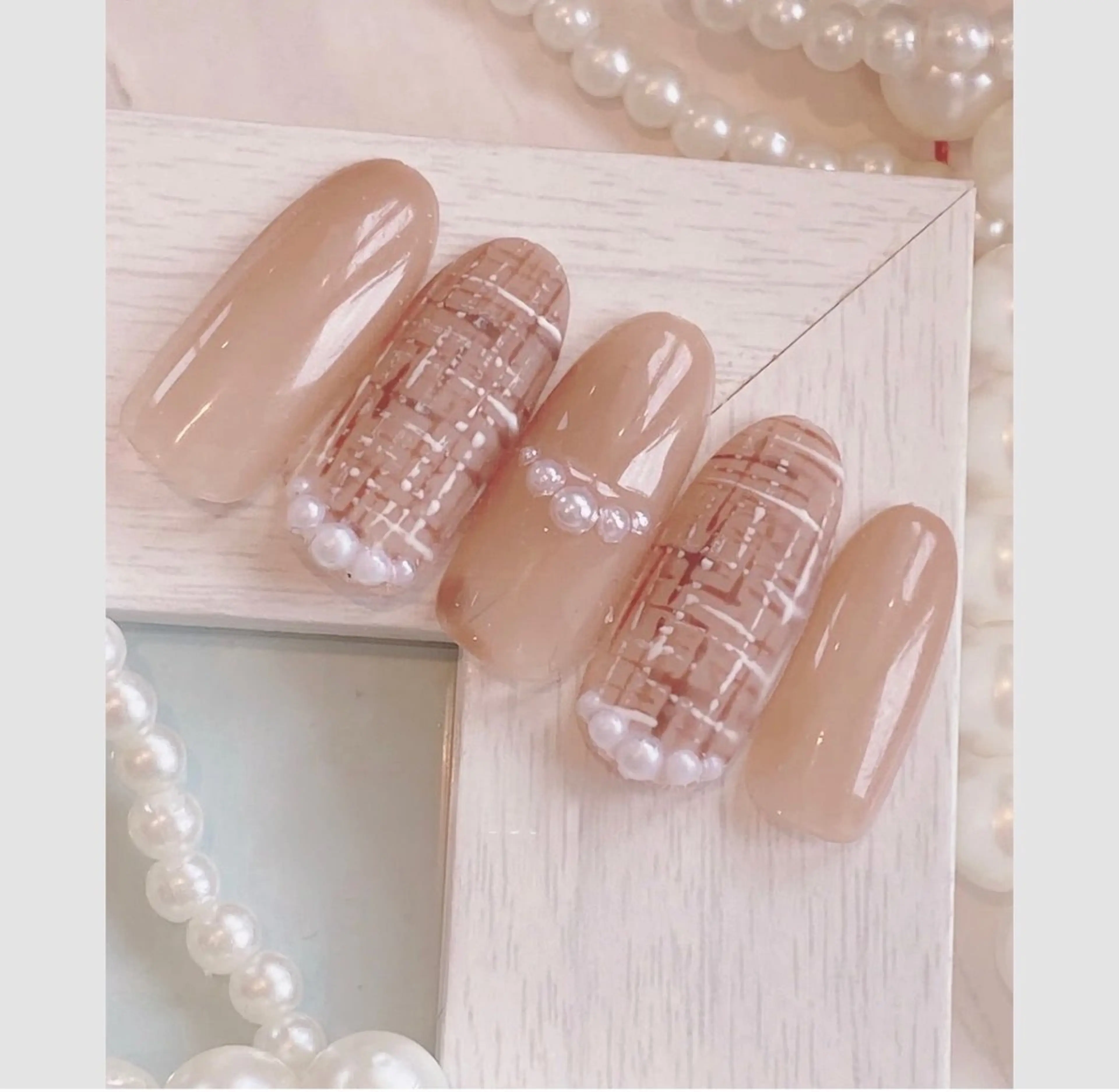 オフィス、キュート定額シンプルネイル¥5500➡️¥3980の写真