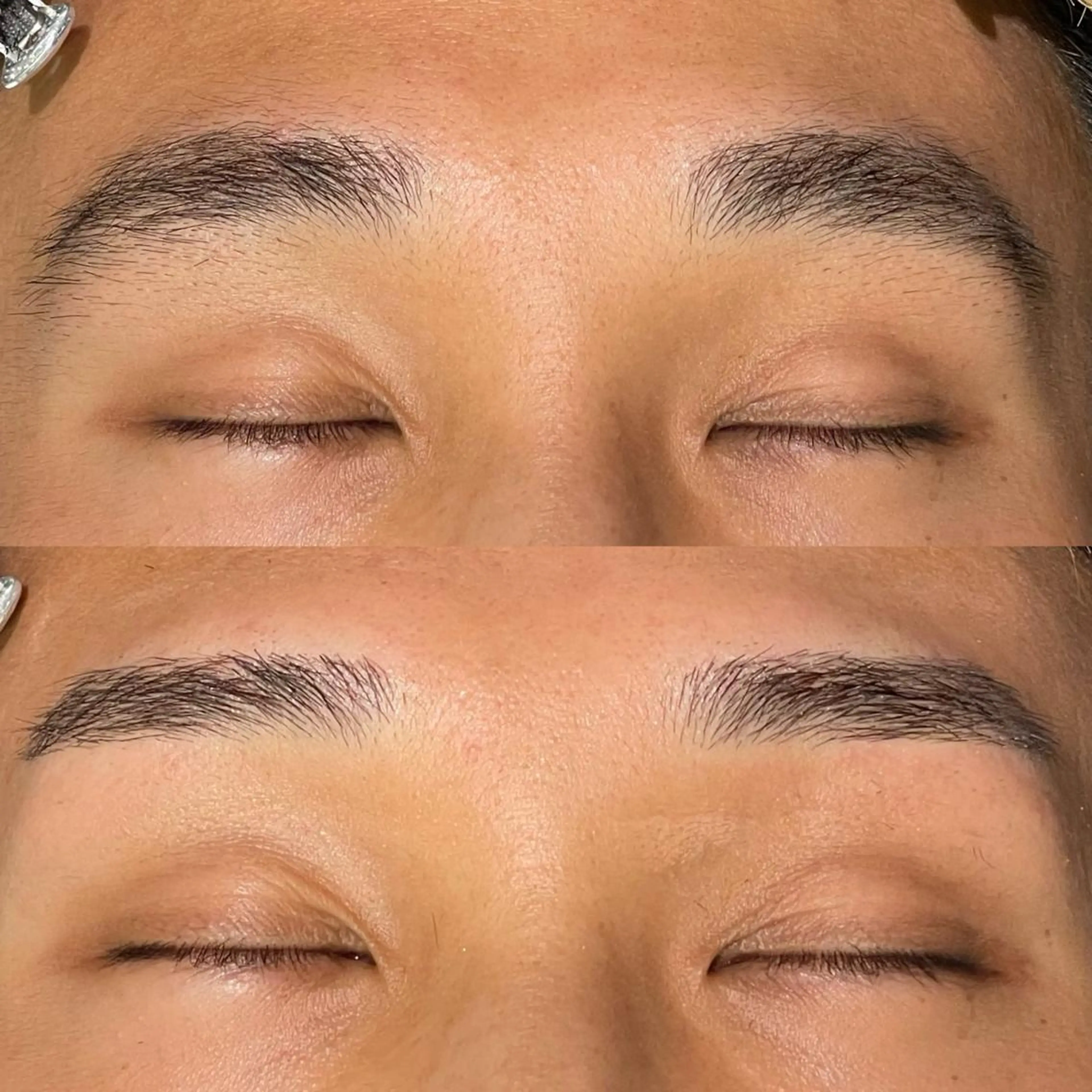 メンズ アイブロウ 眉毛ワックス脱毛 ワックス脱毛 眉カット その他(アイブロウ) メンズ眉毛ワックス 青山英憲のヘアスタイル