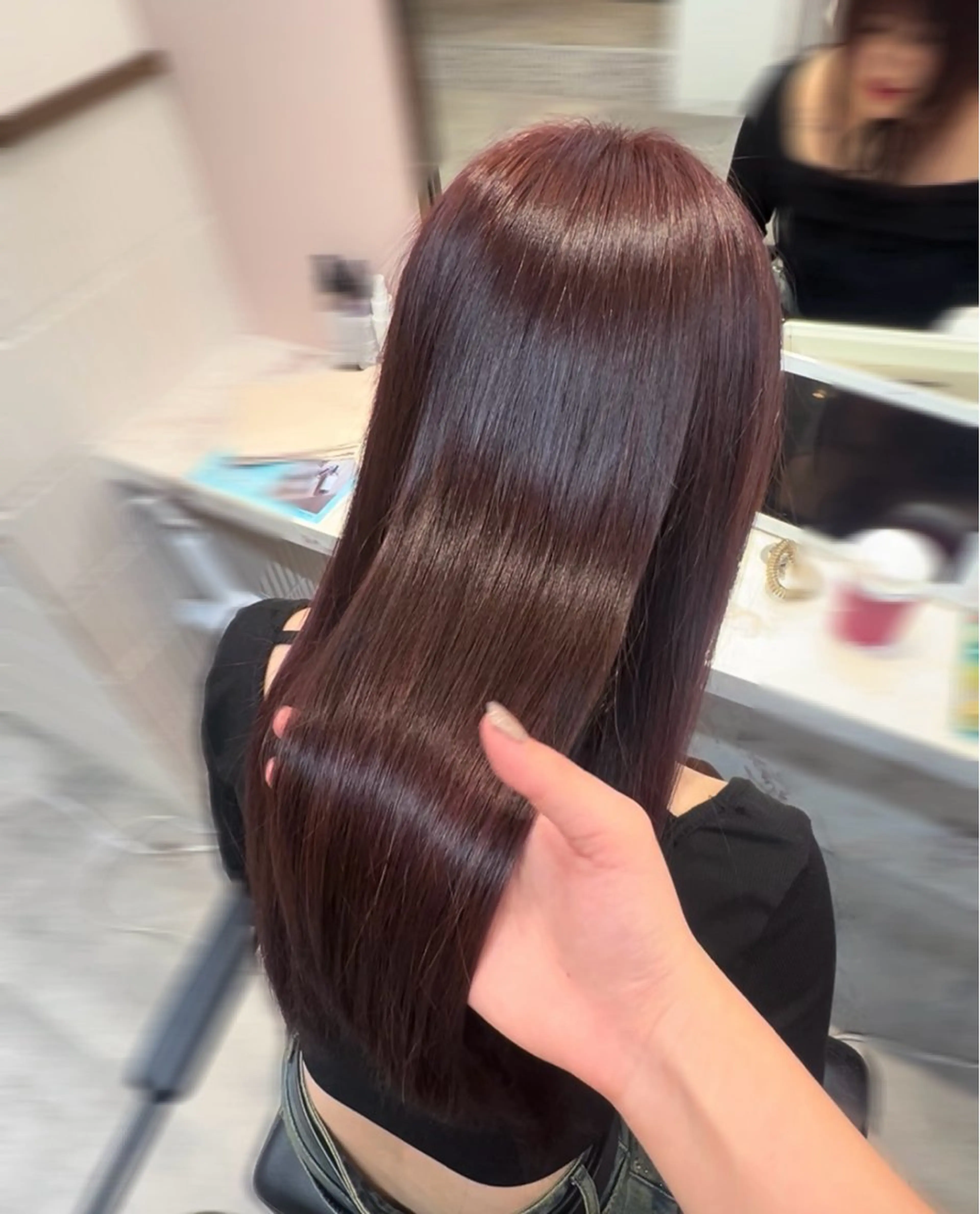 透明感カラー＋マスクトリートメントの写真