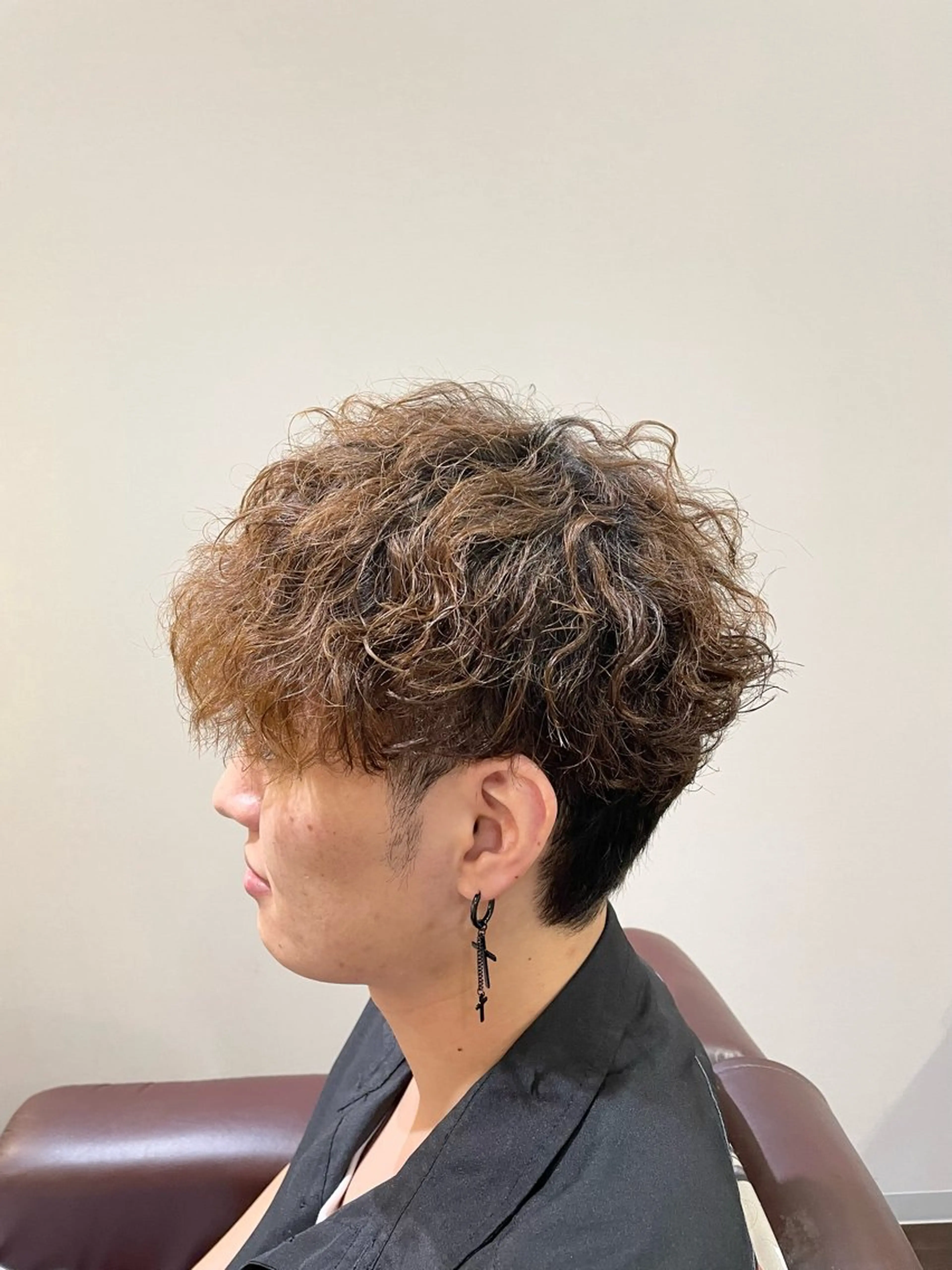 ショート パーマ メンズ 波巻きパーマ ルシードスタイルサワ所属・🔥barber🔥 takayoshiのその他イメージ