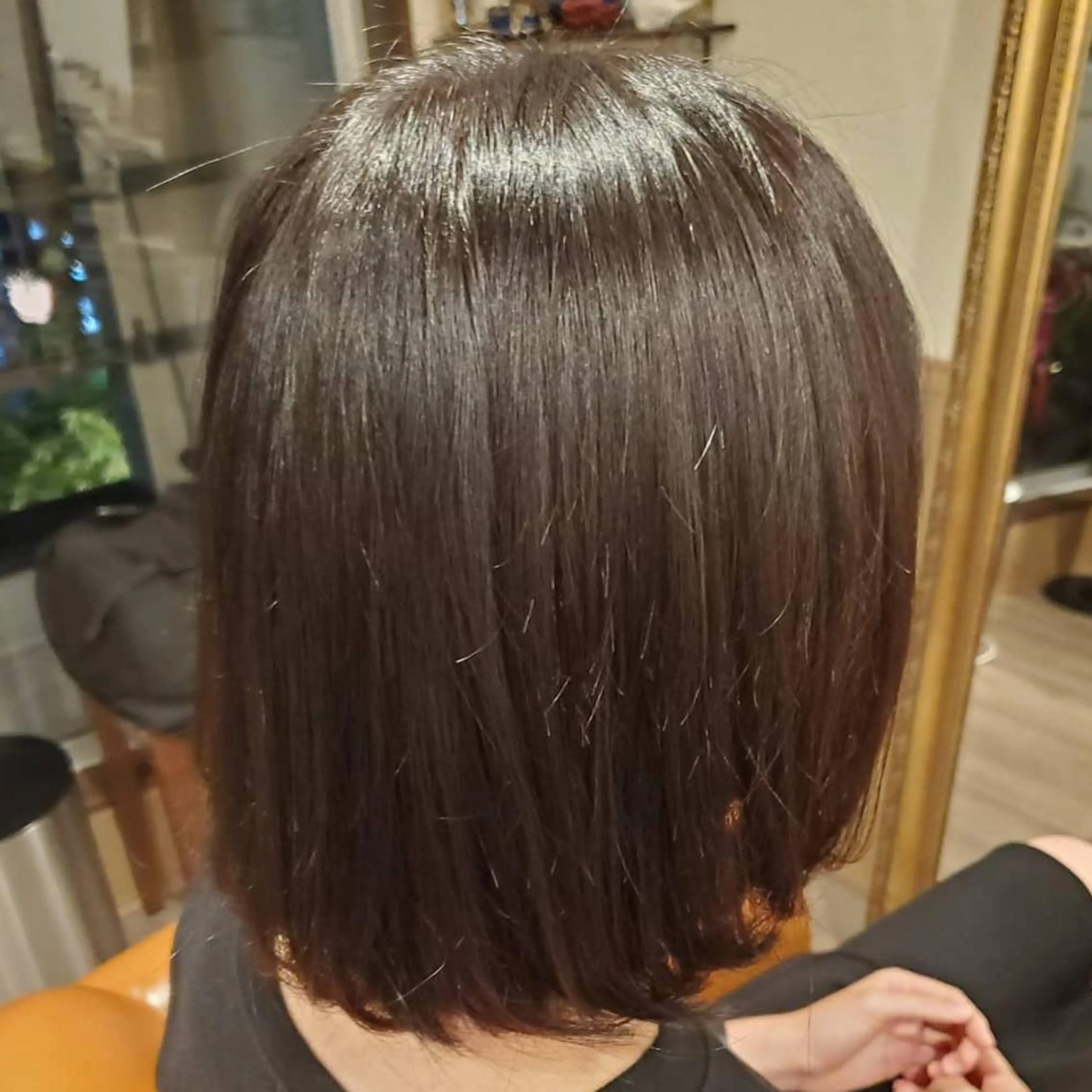 ミディアム 外国人風カラー ハイライト トリートメント カット ヘアカラー トリートメント spa hair  ark 富井直美のヘアスタイル