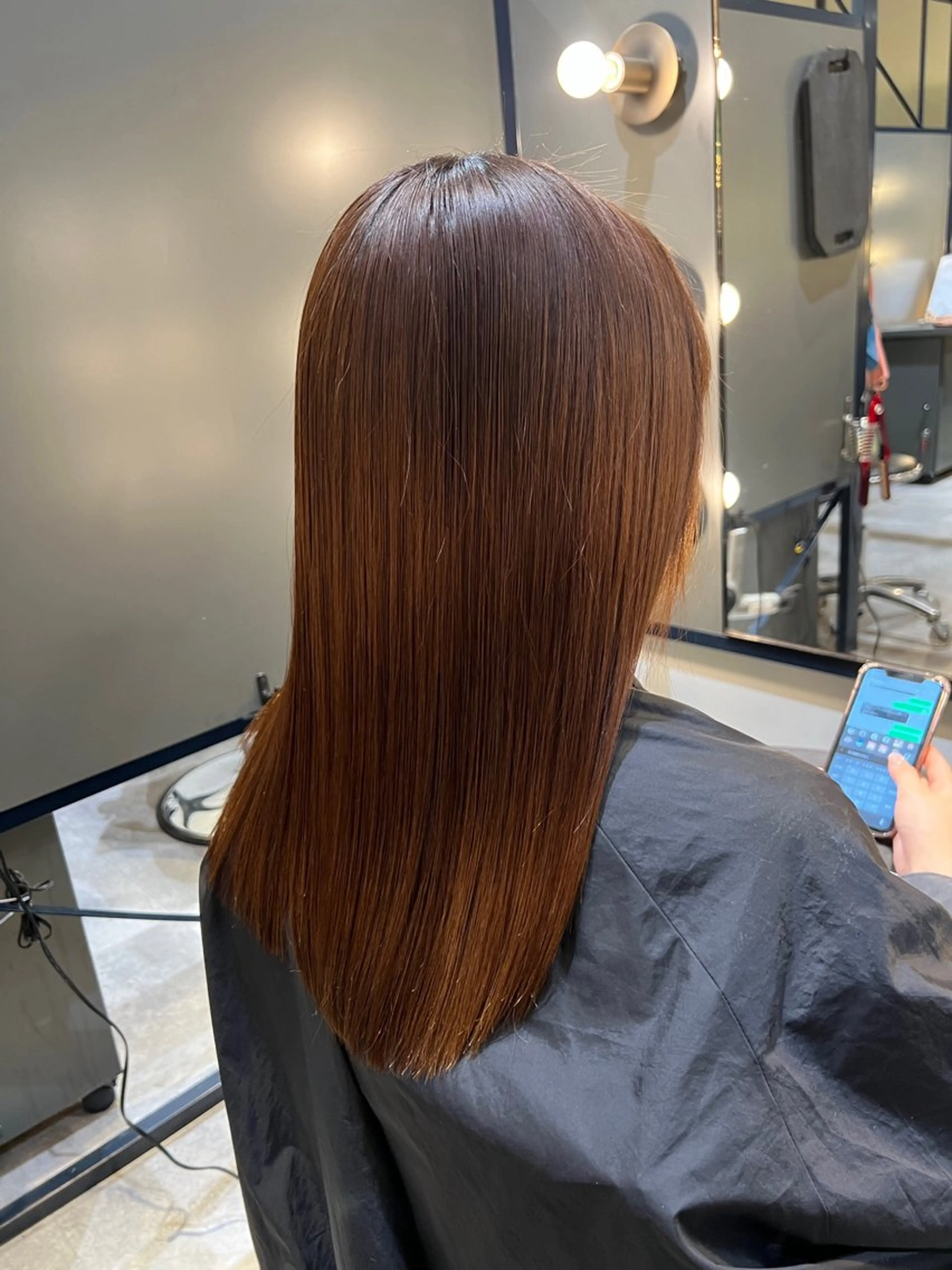 ロング 髪質改善ストレート /髪質改善/中内寛太のヘアスタイル