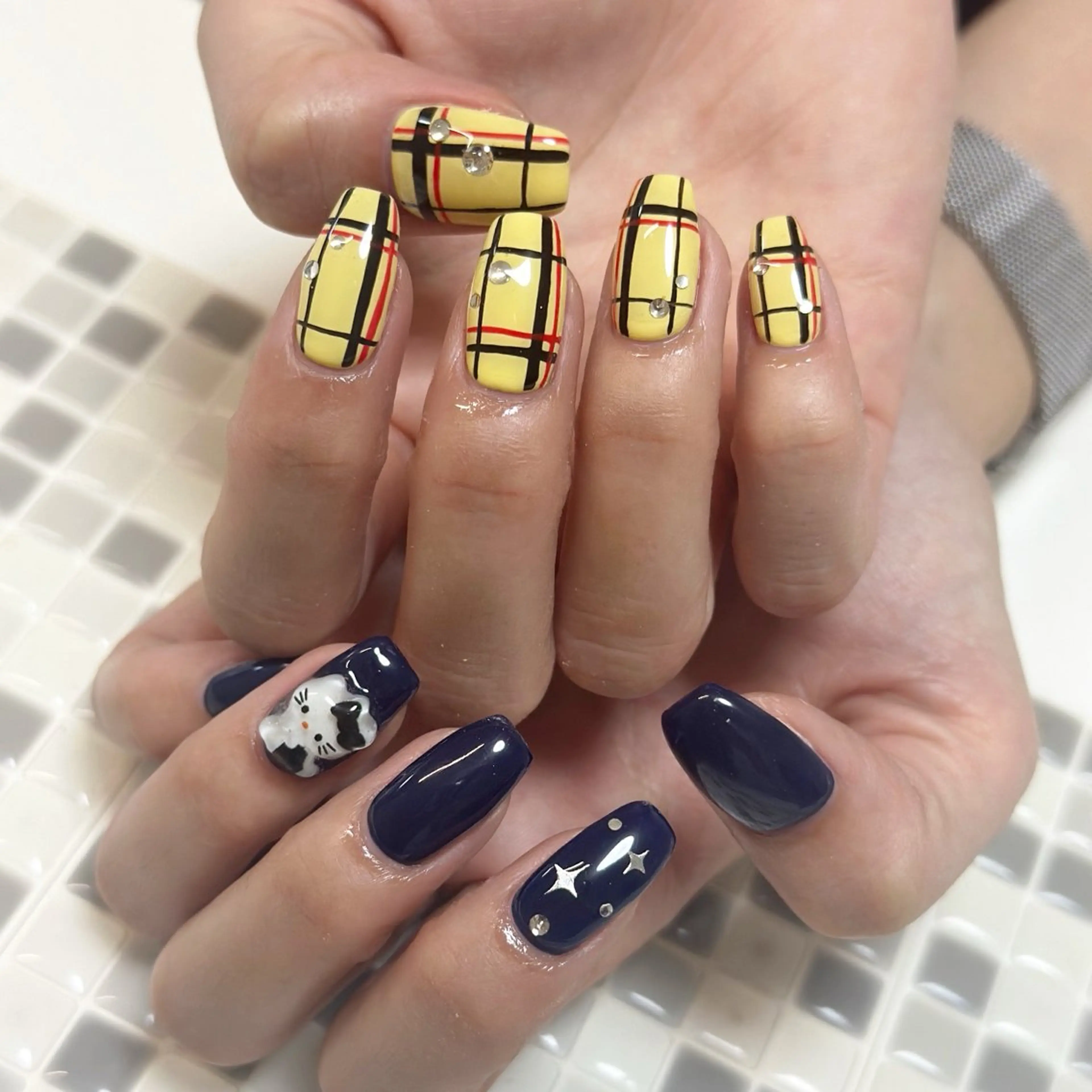 ネイル ネイビー ♡Nailist yui♡のネイルデザイン