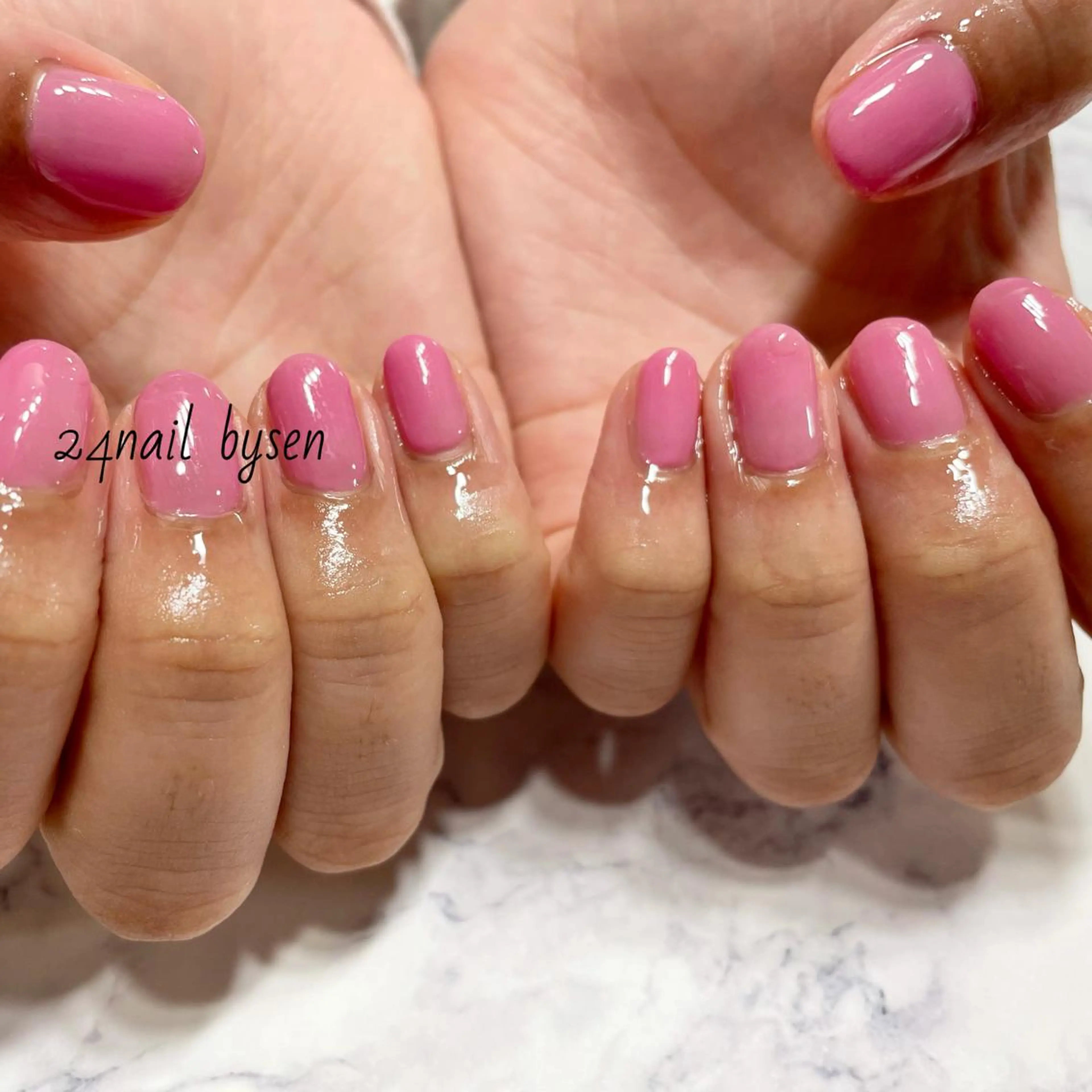 ネイル ピンク Atelier by 24nail/Ayaのネイルデザイン