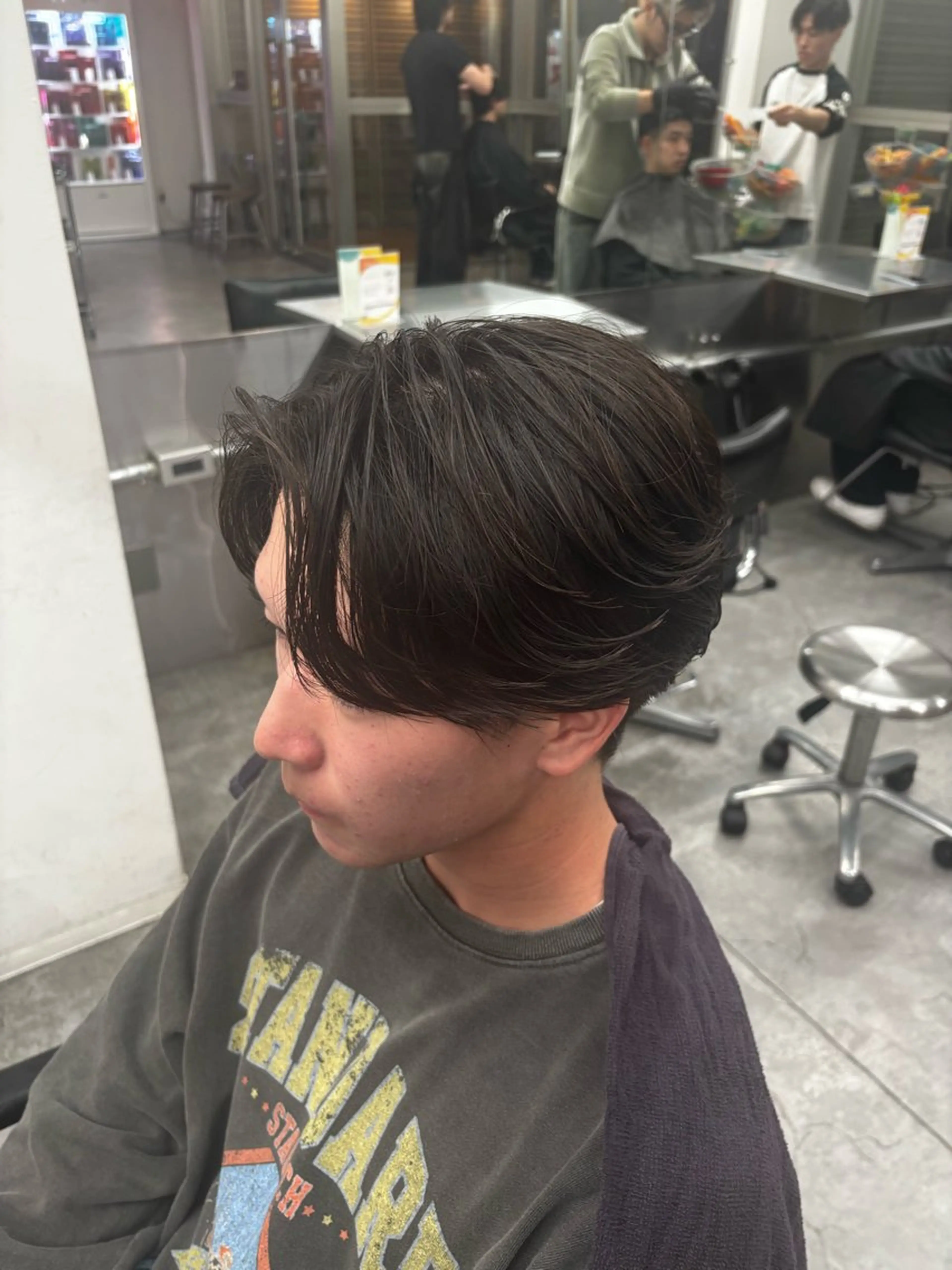 パーマ メンズ カット パーマ メンズ特化✨️ 韓国風パーマ🔥一八のヘアスタイル