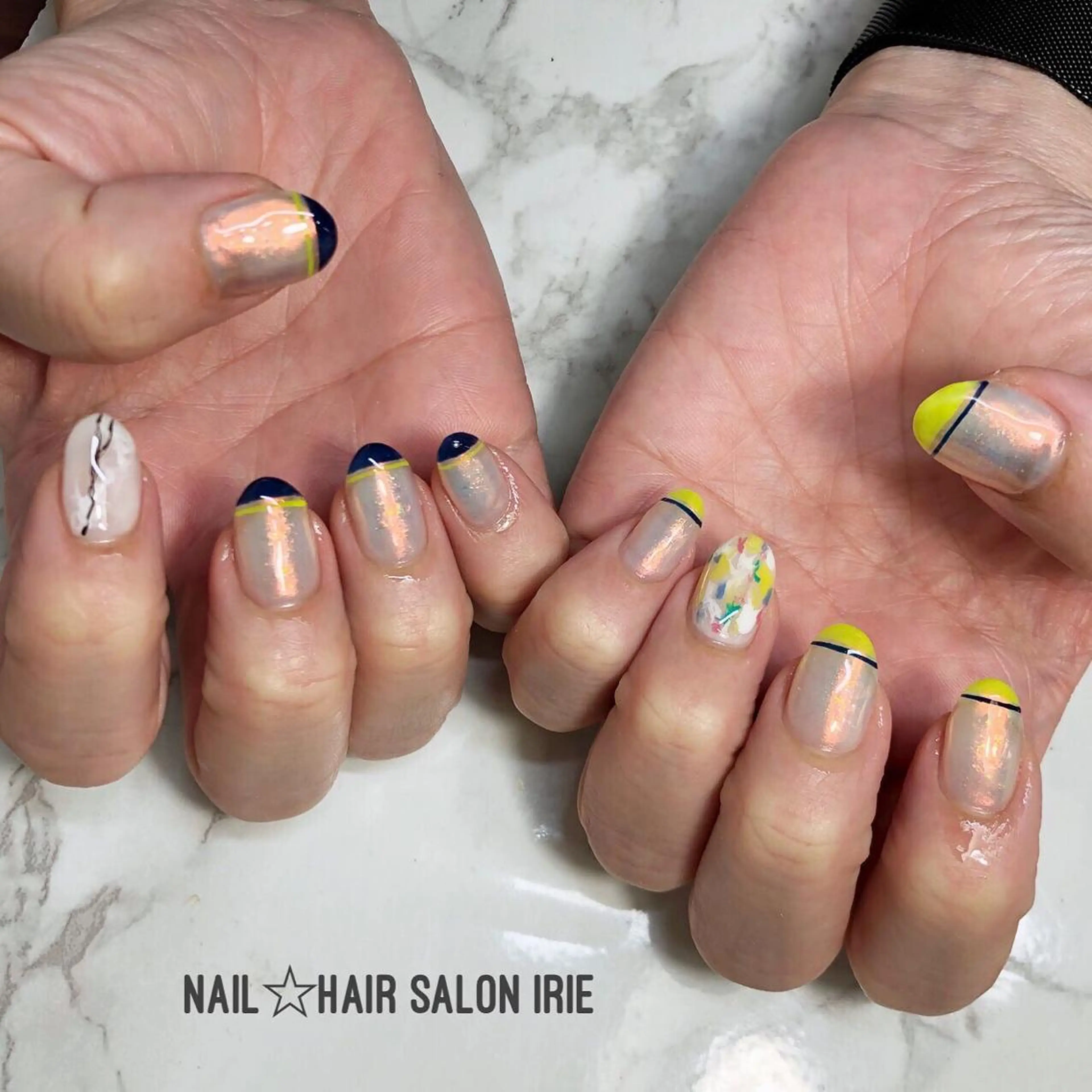ネイル アートネイル ハンドネイル Hair salon Irie所属・與儀 知佳のネイルデザイン