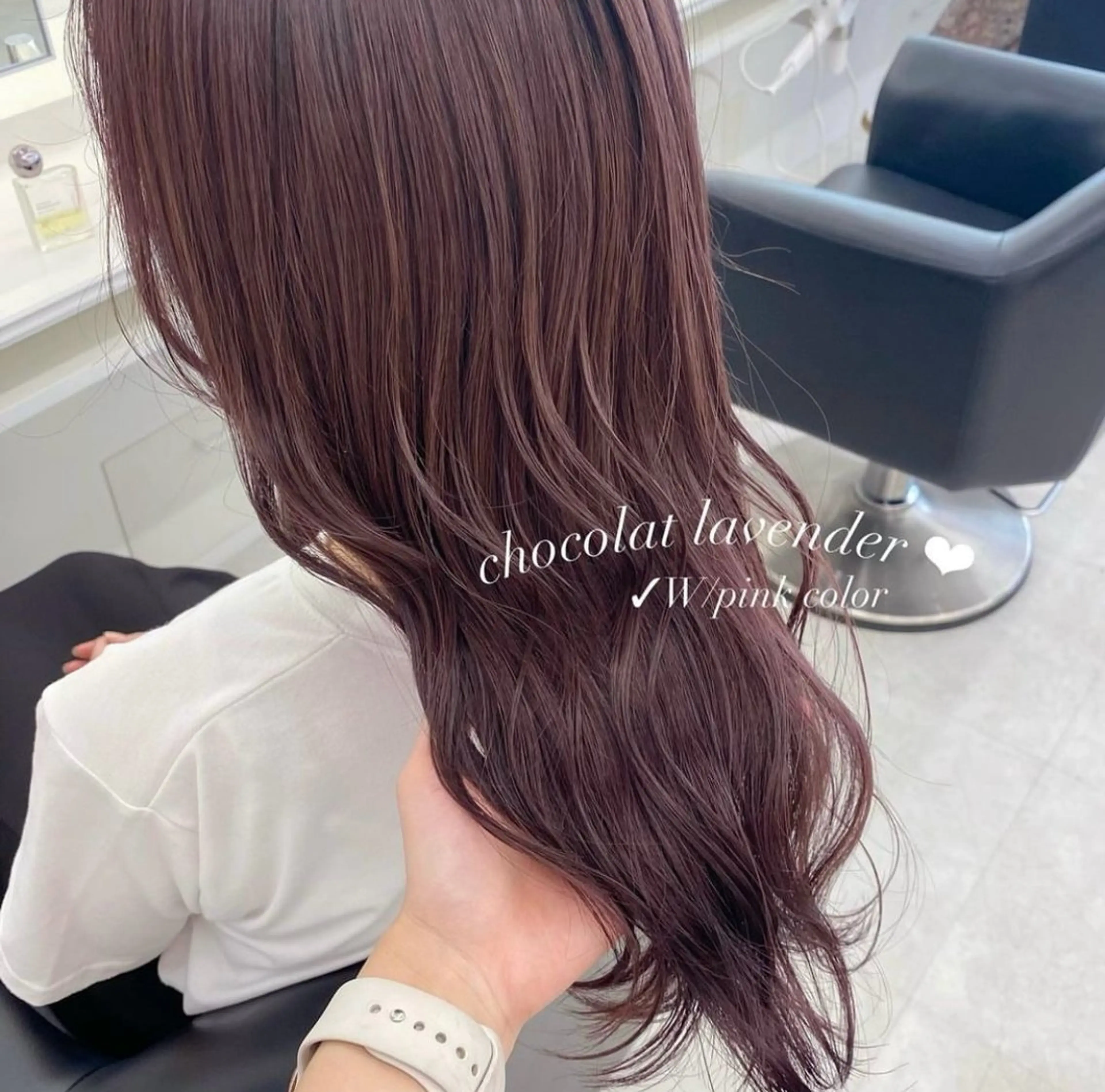 セミロング カラー ParveMix♡ 加藤理沙のヘアスタイル