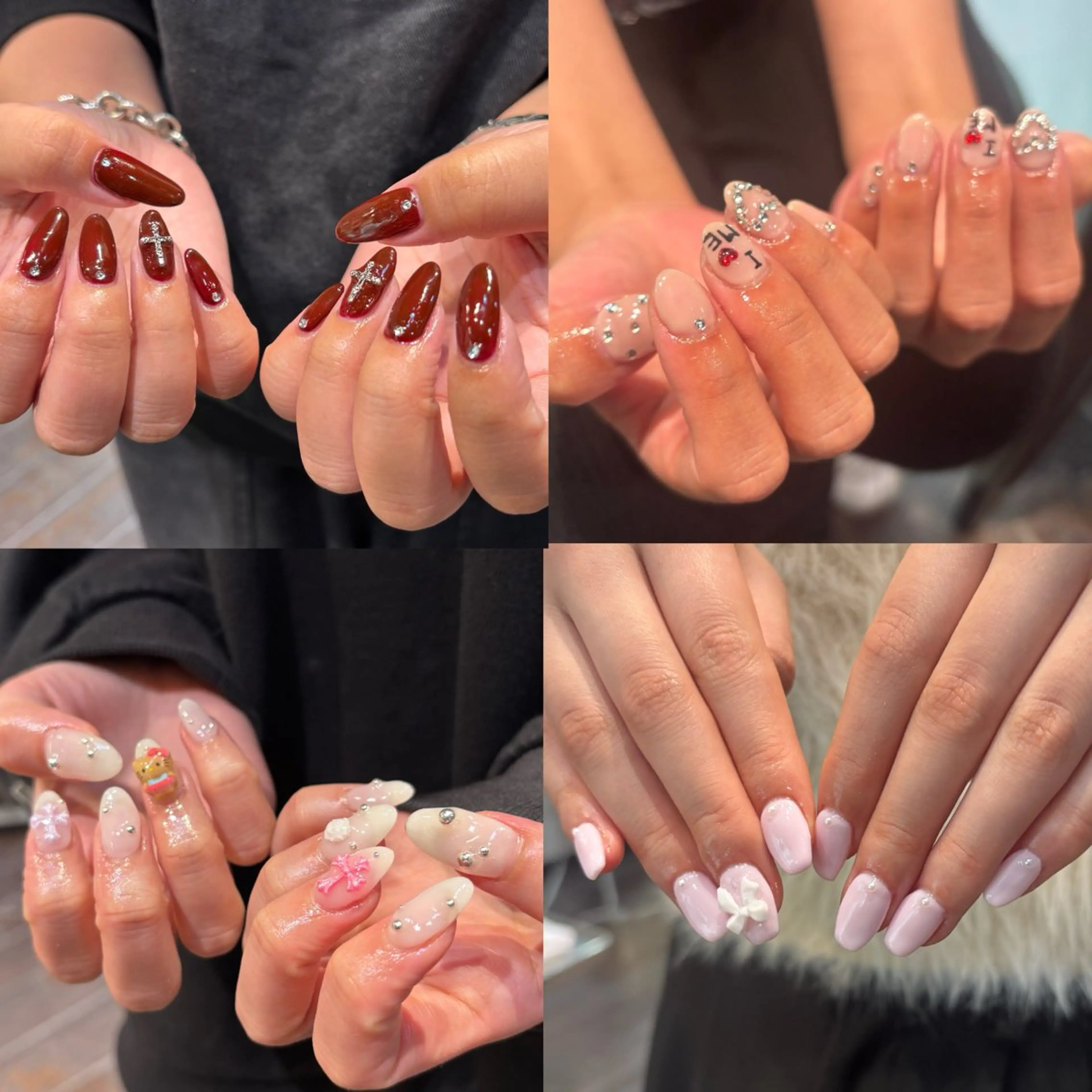 U24パラジェルネイル💅【ワンカラー×パーツ】の写真