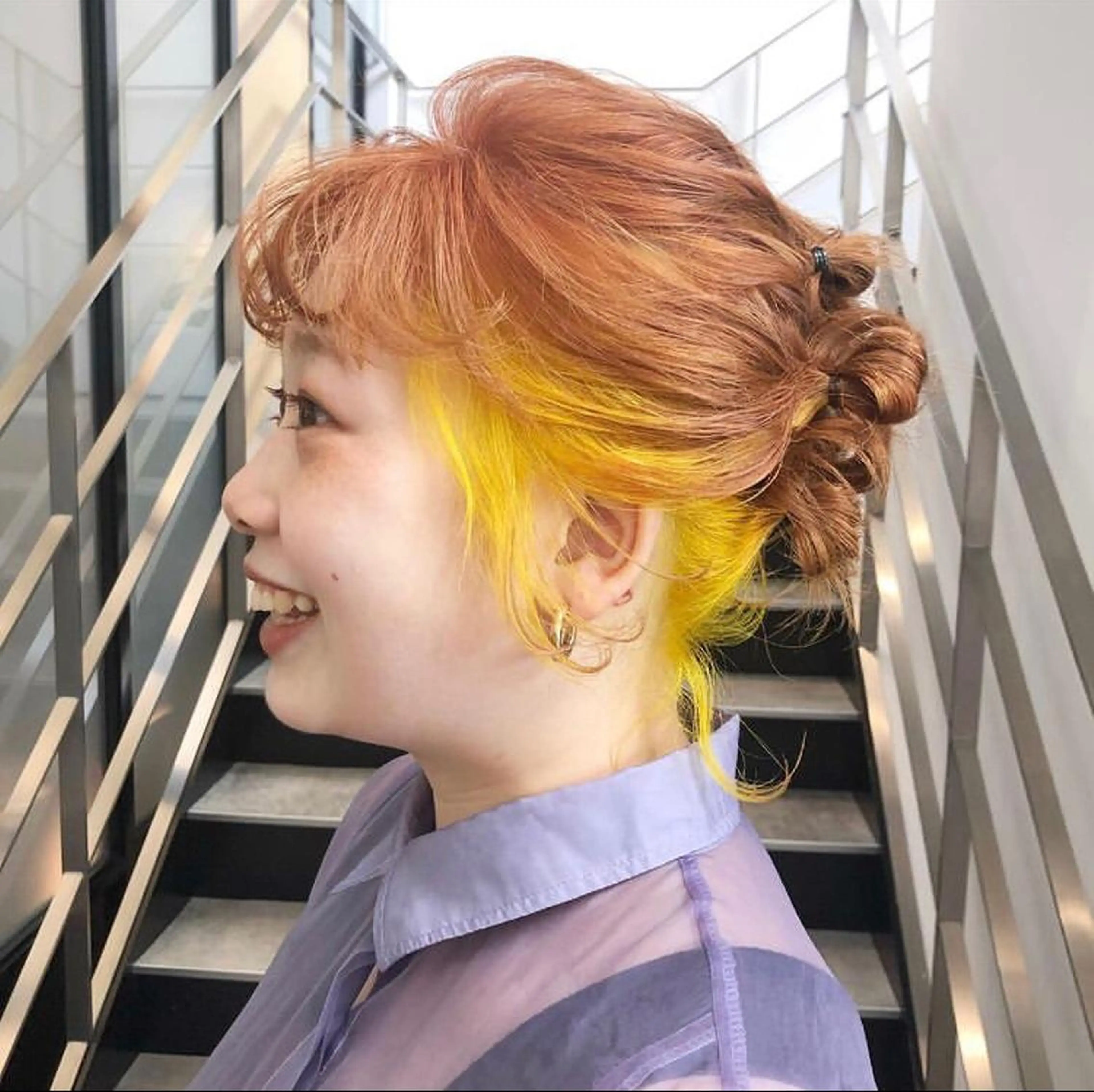 ミディアム カラー パーマ ヘアアレンジ メンズ キッズ メンズハイトーン メンズインナーカラー メンズ韓国風 ケアカラー ハイトーンカラー カット ヘアカラー トリートメント GOTODAY SHAiRE SALON (原宿本店)所属・stylist 🎀 kanaのその他イメージ