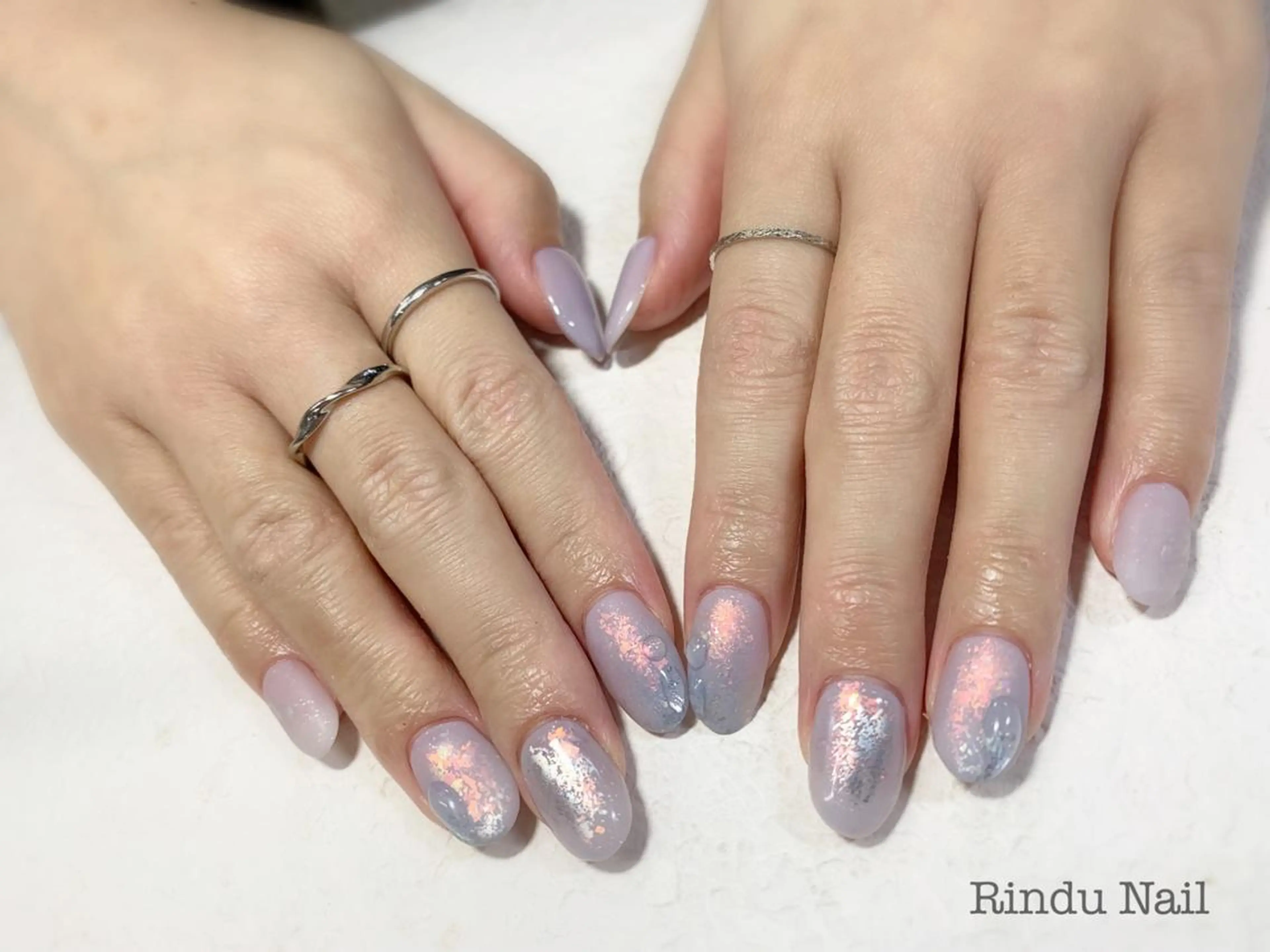 ネイル ニュアンスネイル Rindu Nail 名駅miniのネイルデザイン