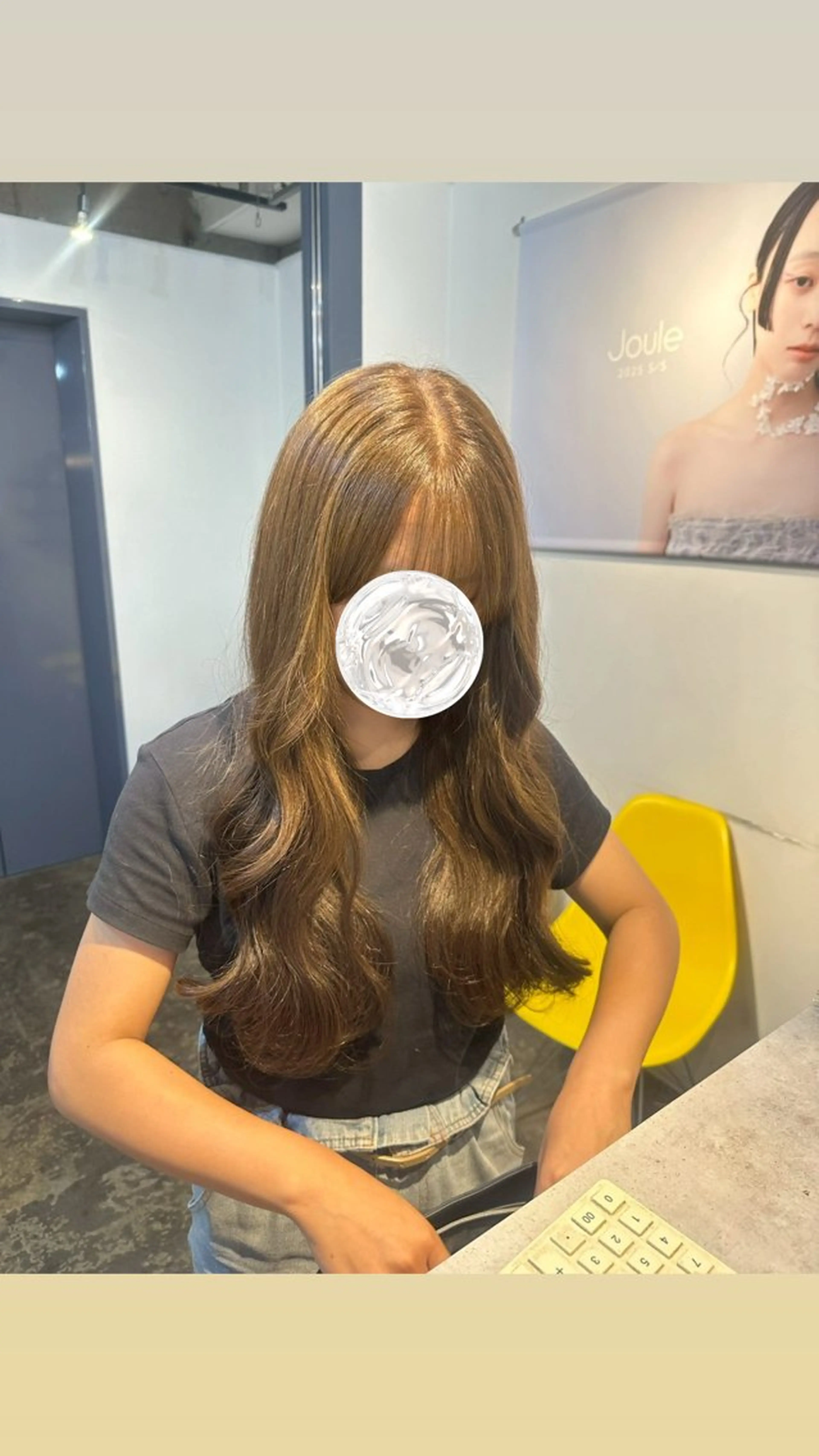 ロング カラー ブリーチ/ハイトーン ピンク/ベージュ🎟のヘアスタイル