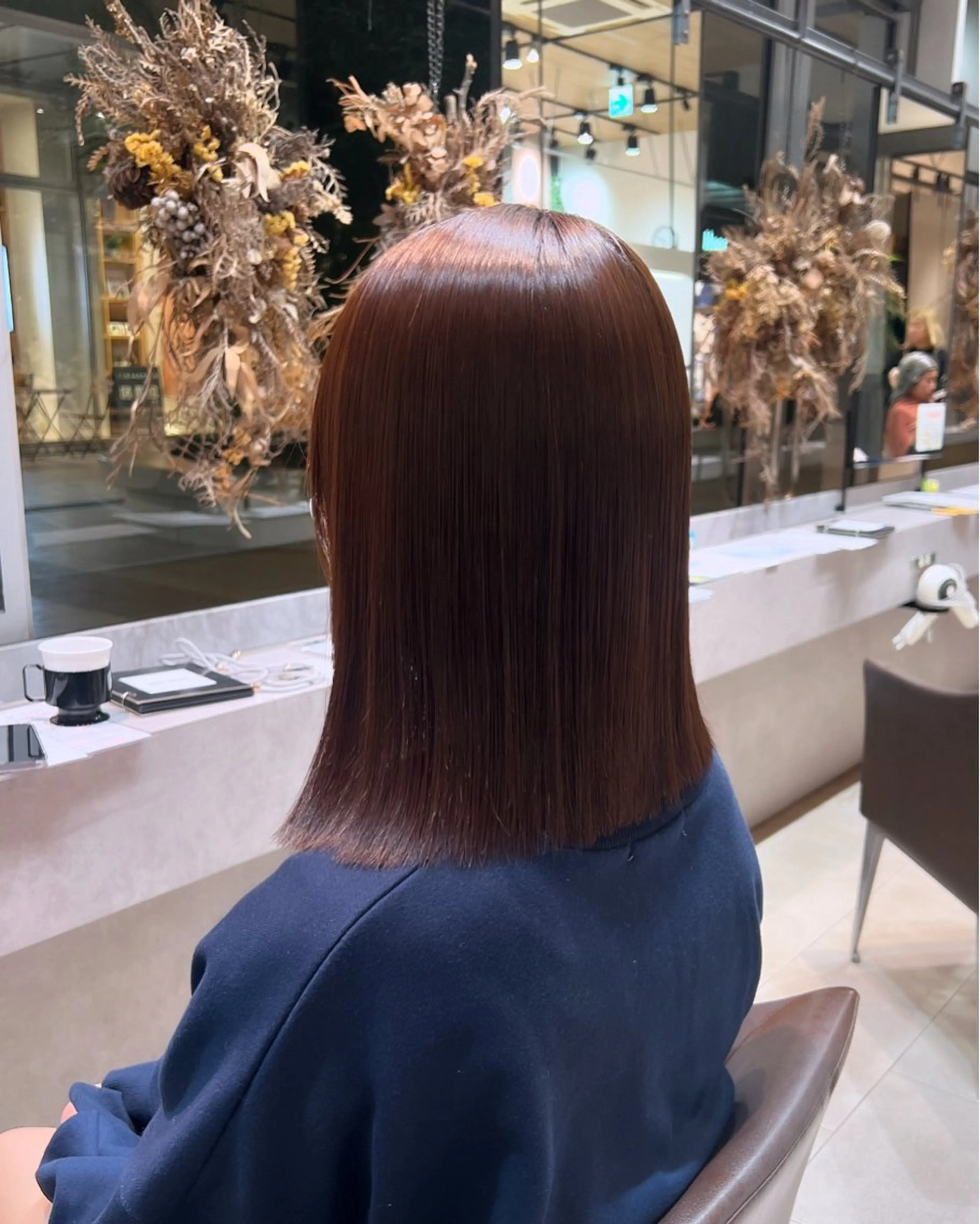 ミディアム パーマ 髪質改善 ストレートパーマ 縮毛矯正 🫧Ai/ ロロネー森ノ宮💖のヘアスタイル