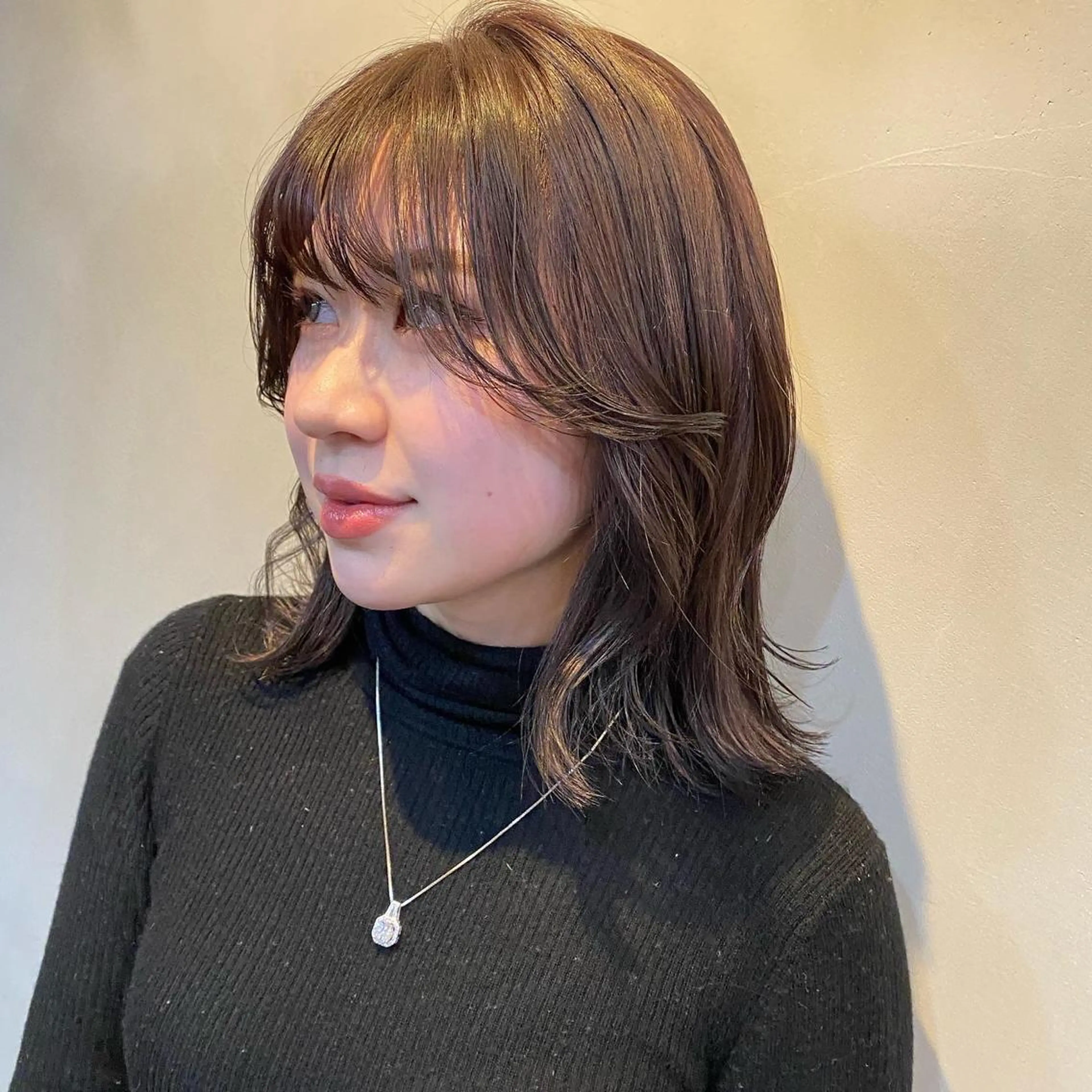 ミディアム ヘアカラー トリートメント sail所属・sail ミウのヘアスタイル