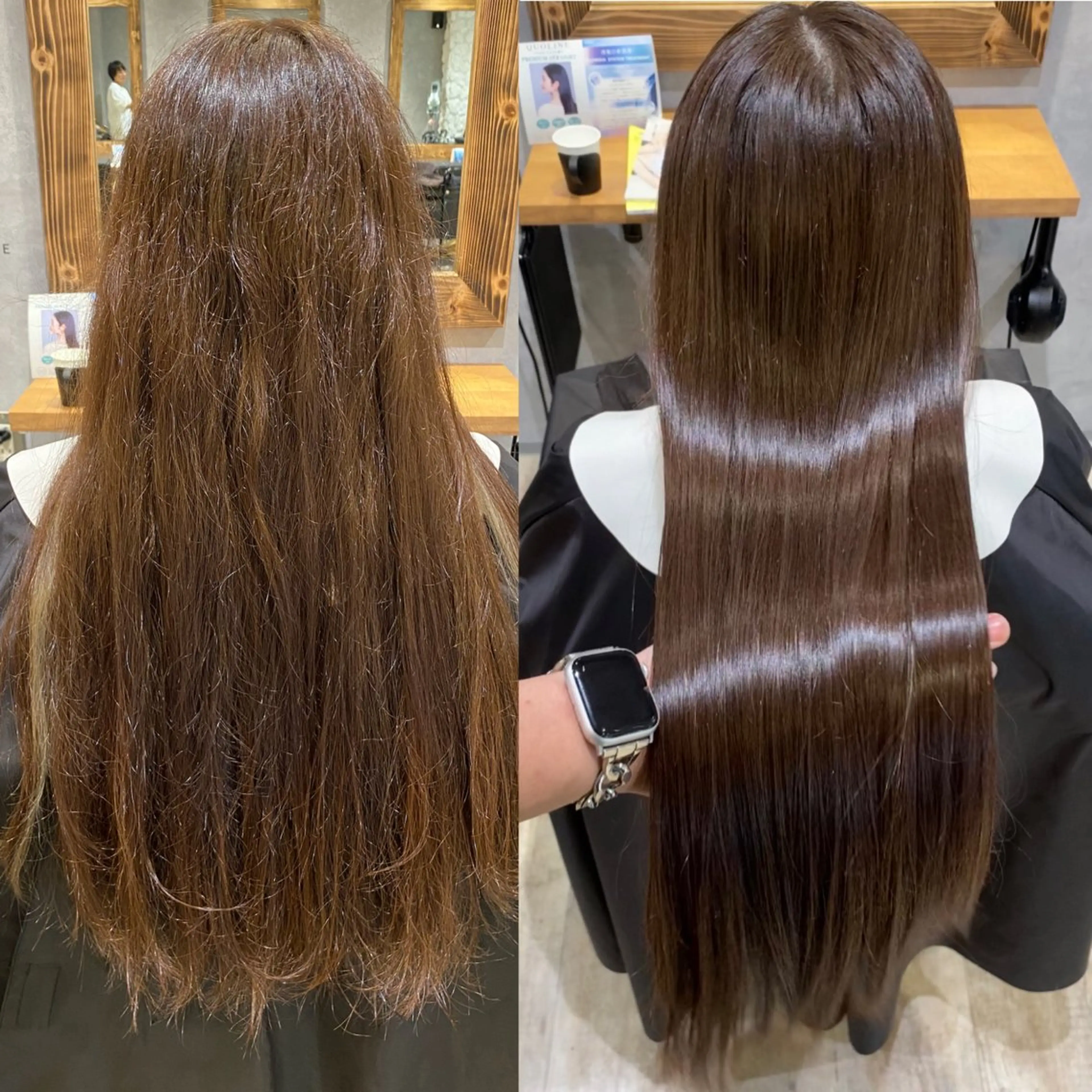 ロング カラー カット ヘアカラー トリートメント 髪質改善水素TR× レイヤーカット/熊澤のヘアスタイル