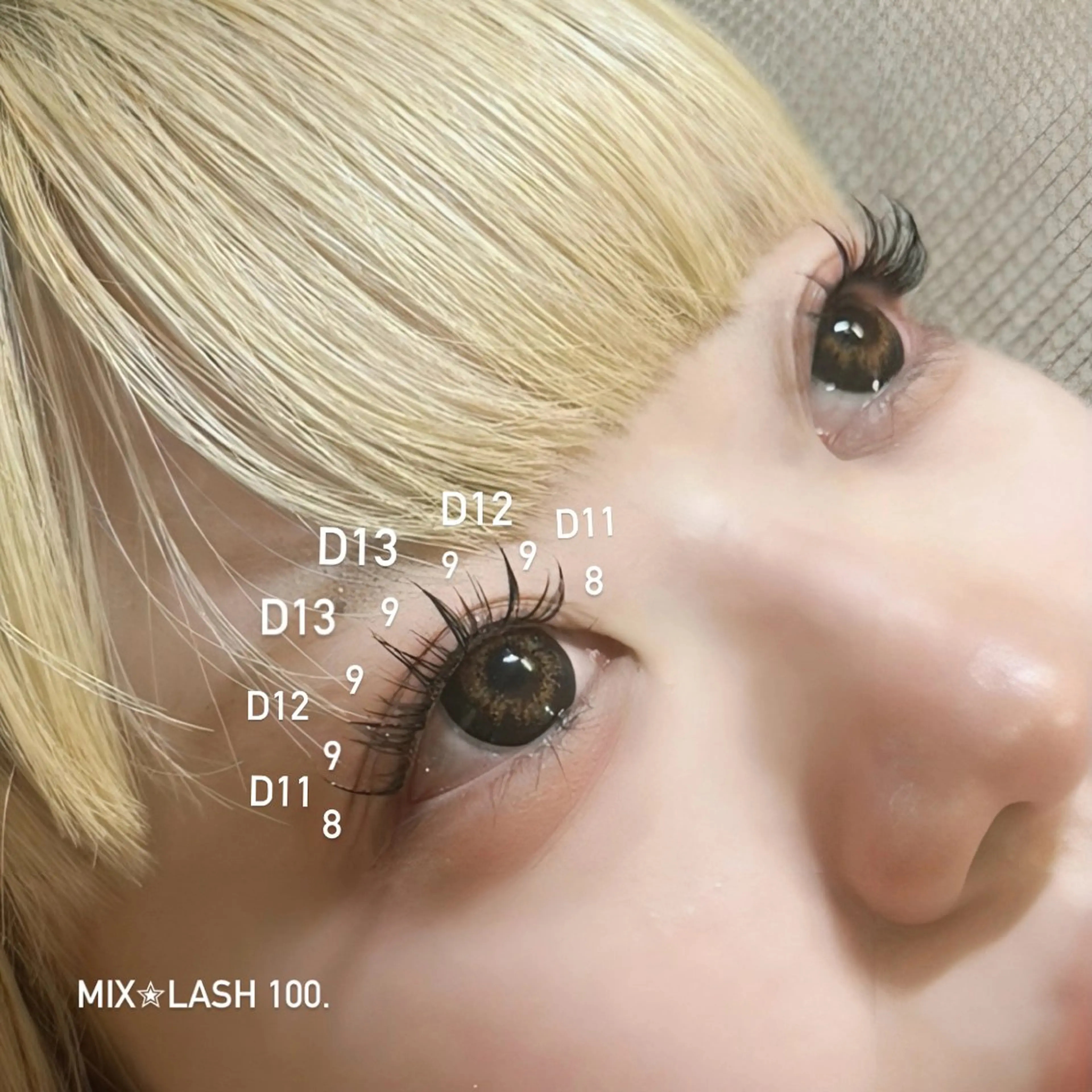 マツエク・マツパ マツエク aileen .のマツエク・マツパデザイン