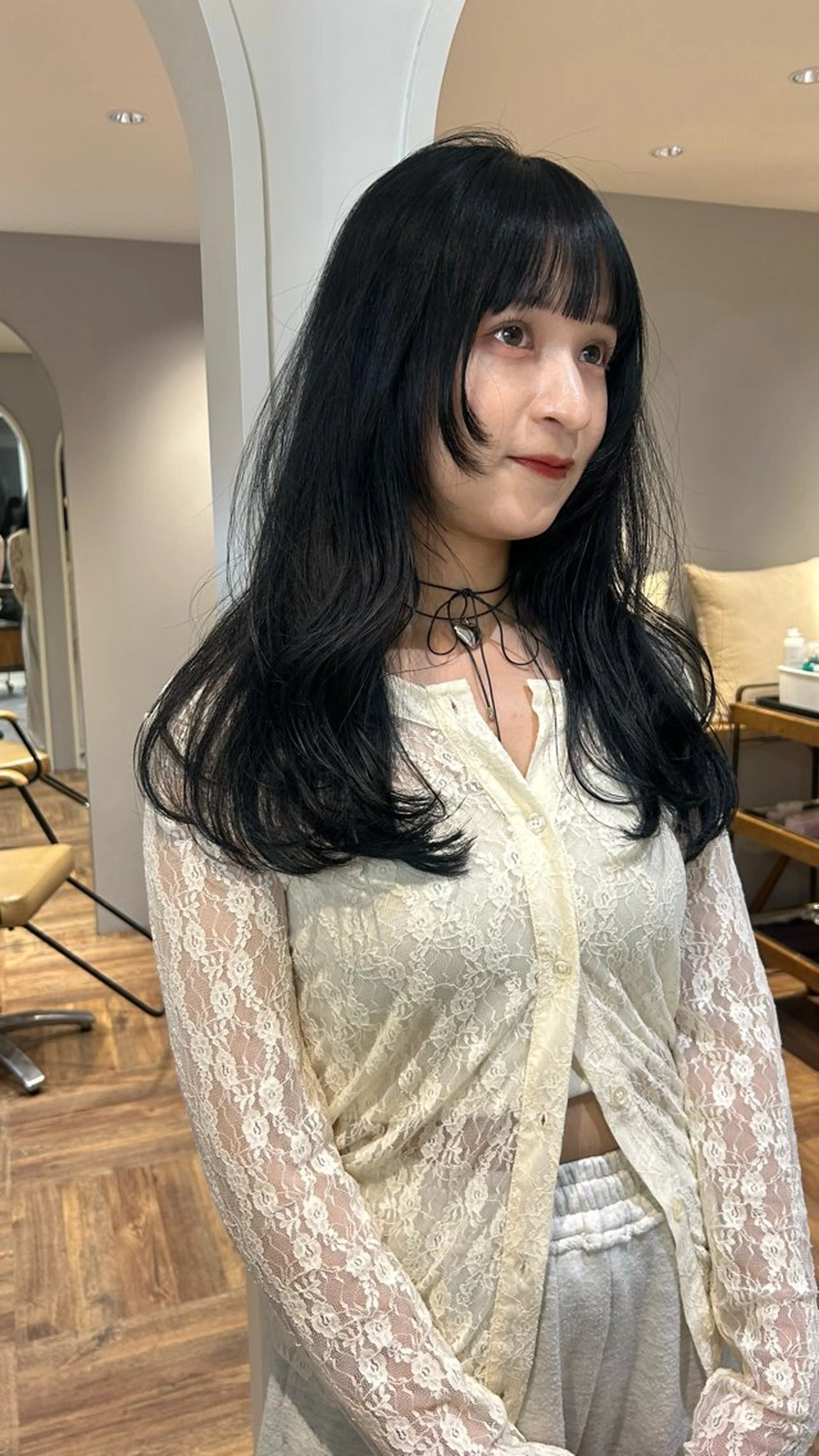 ロング カラー カット ヘアカラー Lomalia Moemiのヘアスタイル