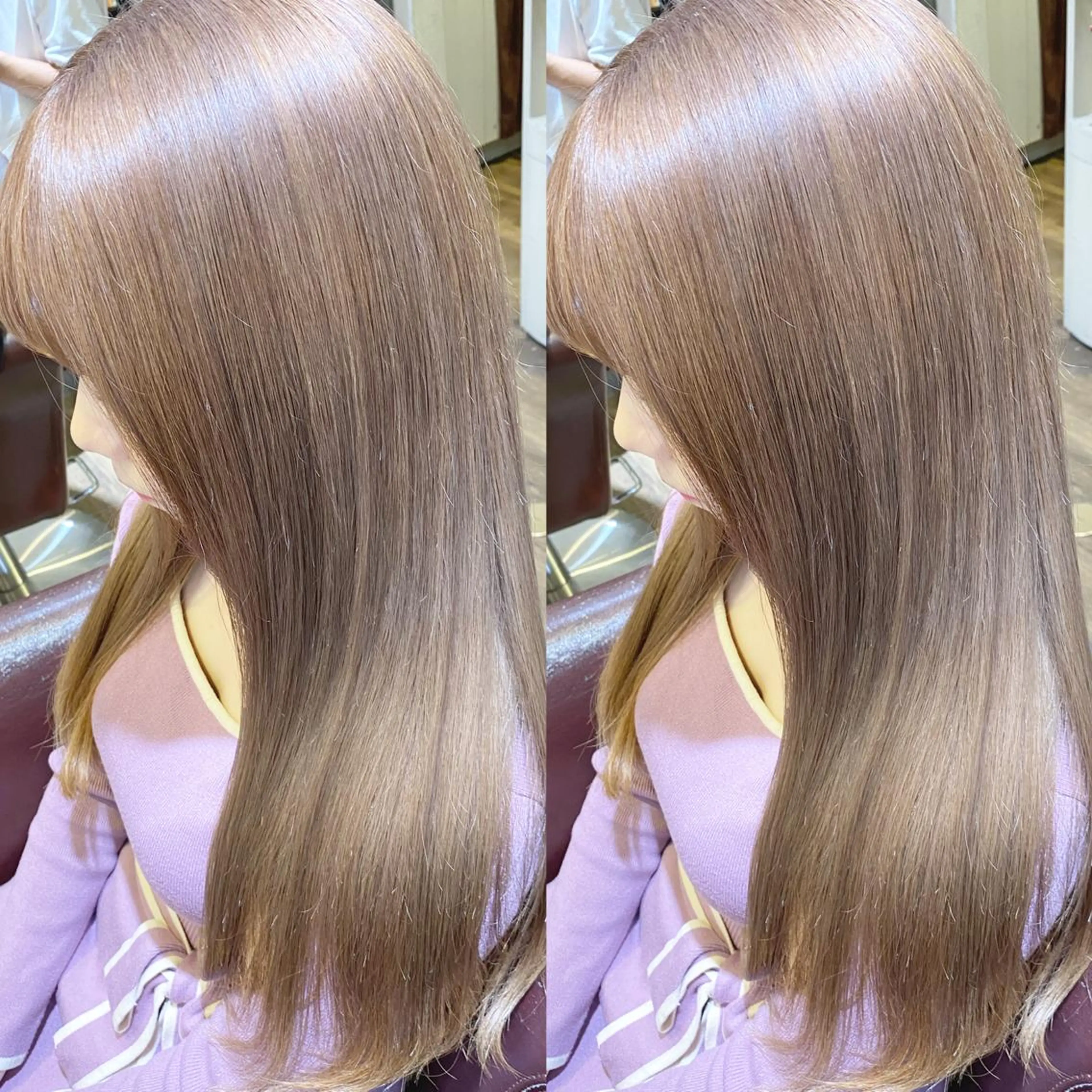 ロング カラー ⭐️横浜ブリーチ特化 美容師 堤涼⭐️のヘアスタイル