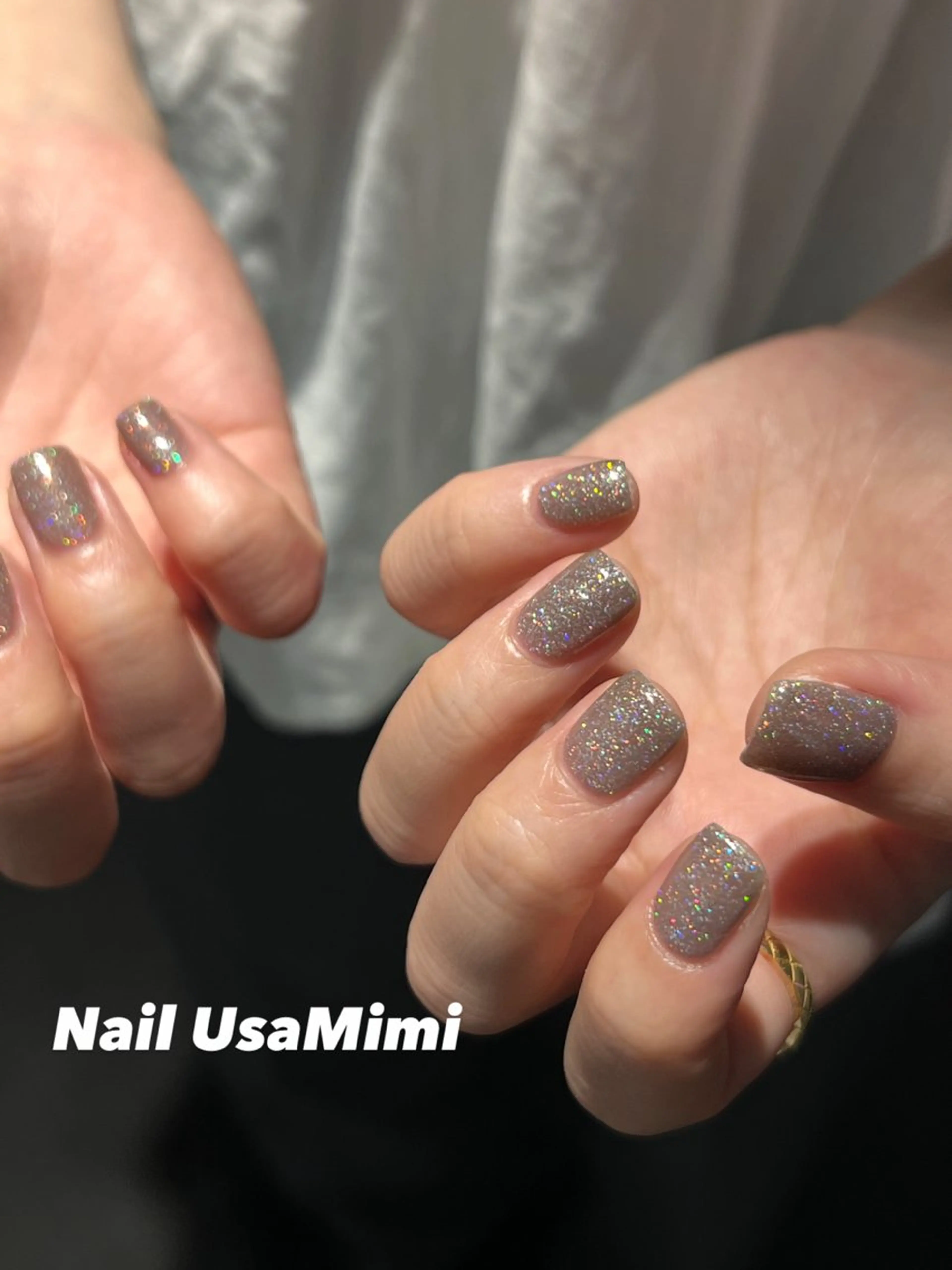 ショート ハンドネイル 本町Nail Usa Mimi  SAKIのネイルデザイン