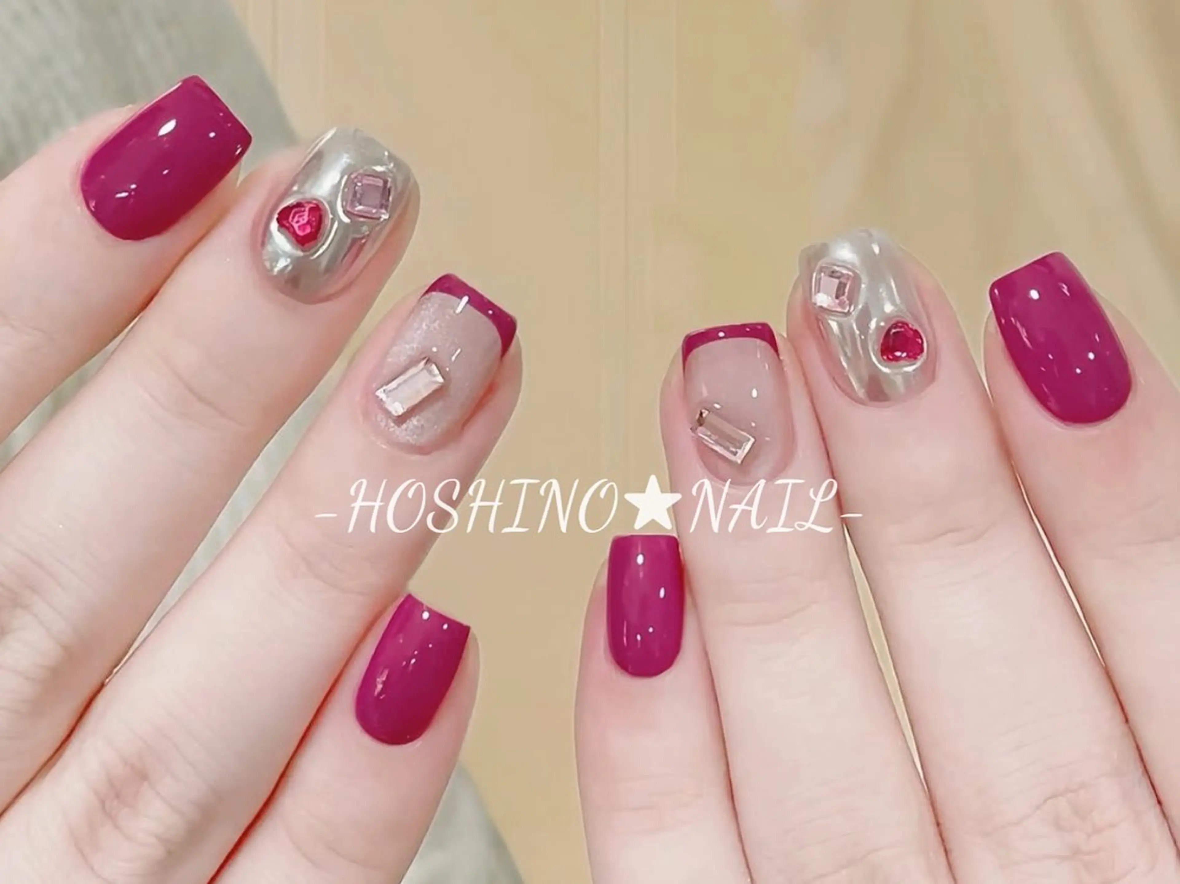 ネイル オーロラネイル チークネイル ドット フットネイル フレンチネイル ハンドネイル ★HOSHINO NAIL★新宿店のネイルデザイン