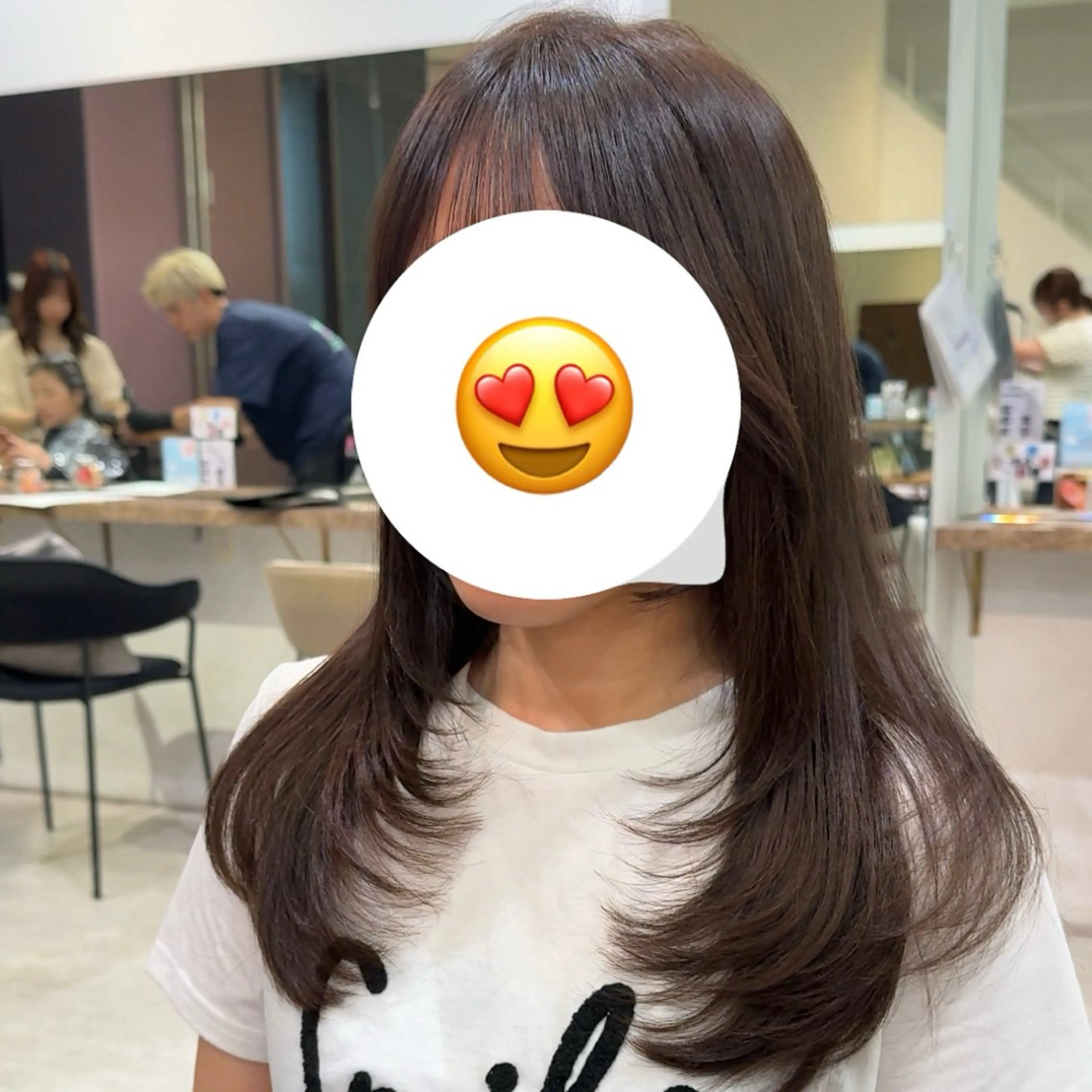 ロング カット ヘアカラー 縮毛矯正 縮毛矯正支持率NO. 1/中﨑葵🕊️✨のヘアスタイル