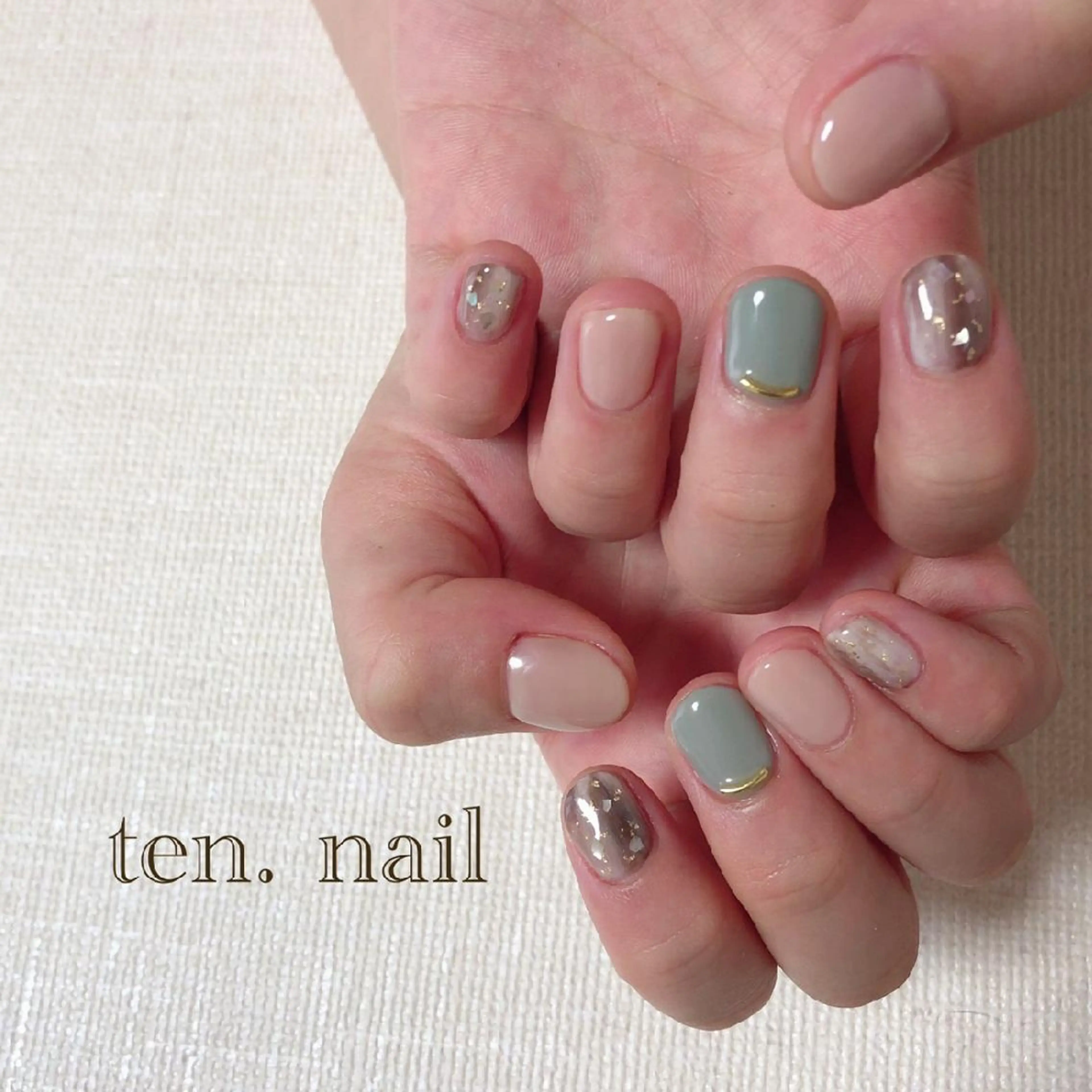 ショート ネイル アートネイル ten.nail所属・ten. nailのネイルデザイン