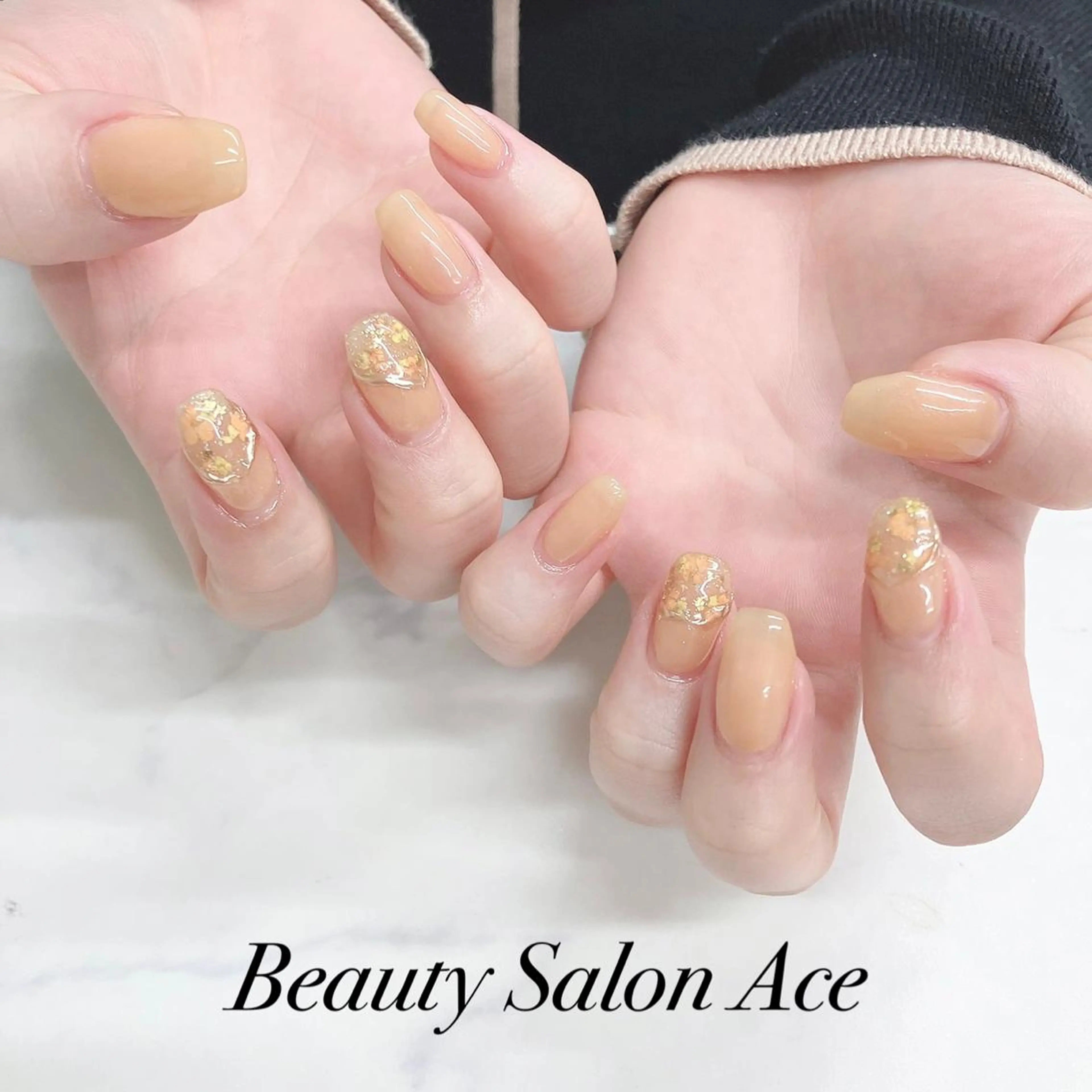 ネイル メンズネイル 春ネイル ハンドネイル ハンドケア Beauty Salon Ace（ネイルサロン　エース）所属・池袋フィルイン Ace♡長さだしのネイルデザイン