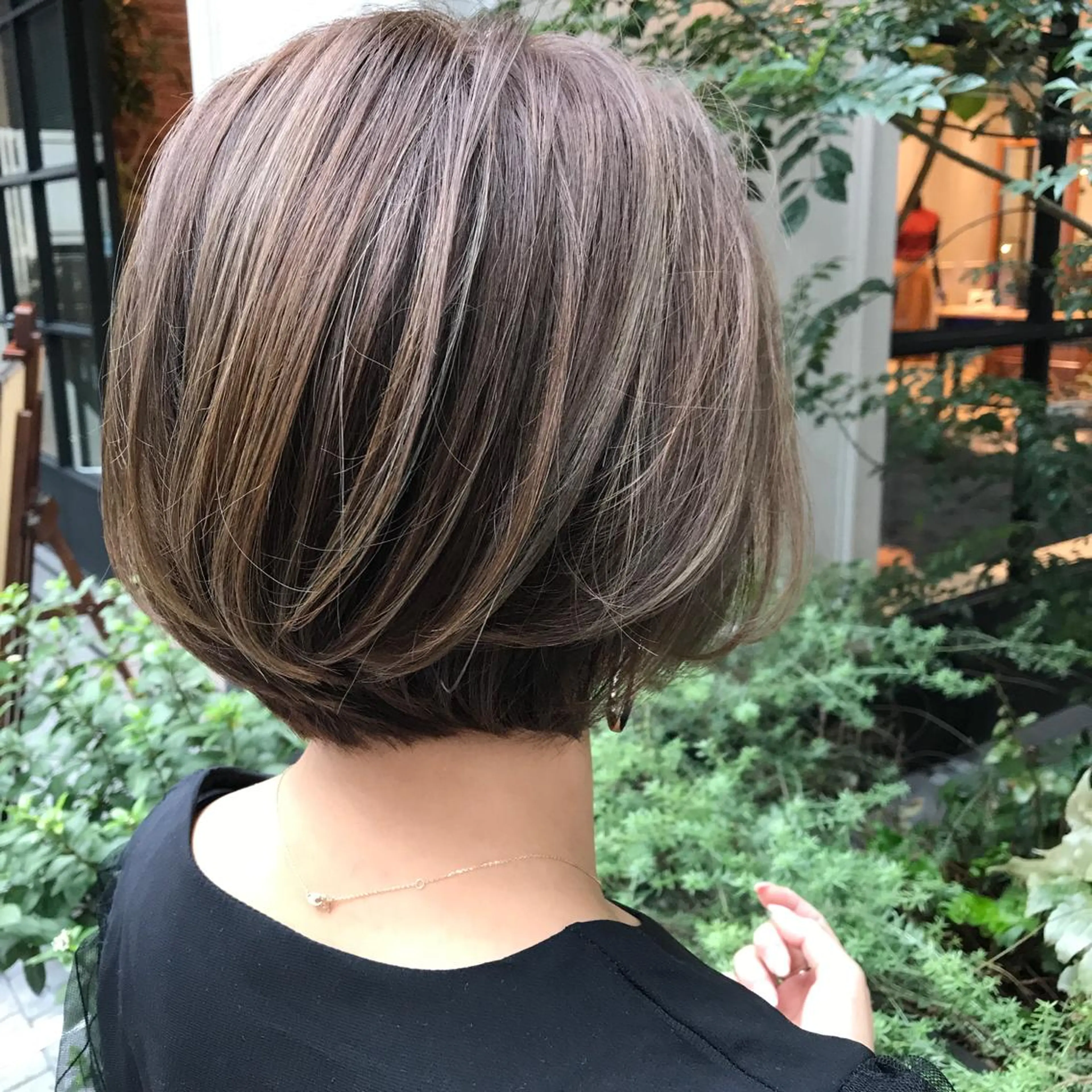 ショート ハイライト ショートヘア LOMA🇰🇷 銀座クボタのヘアスタイル