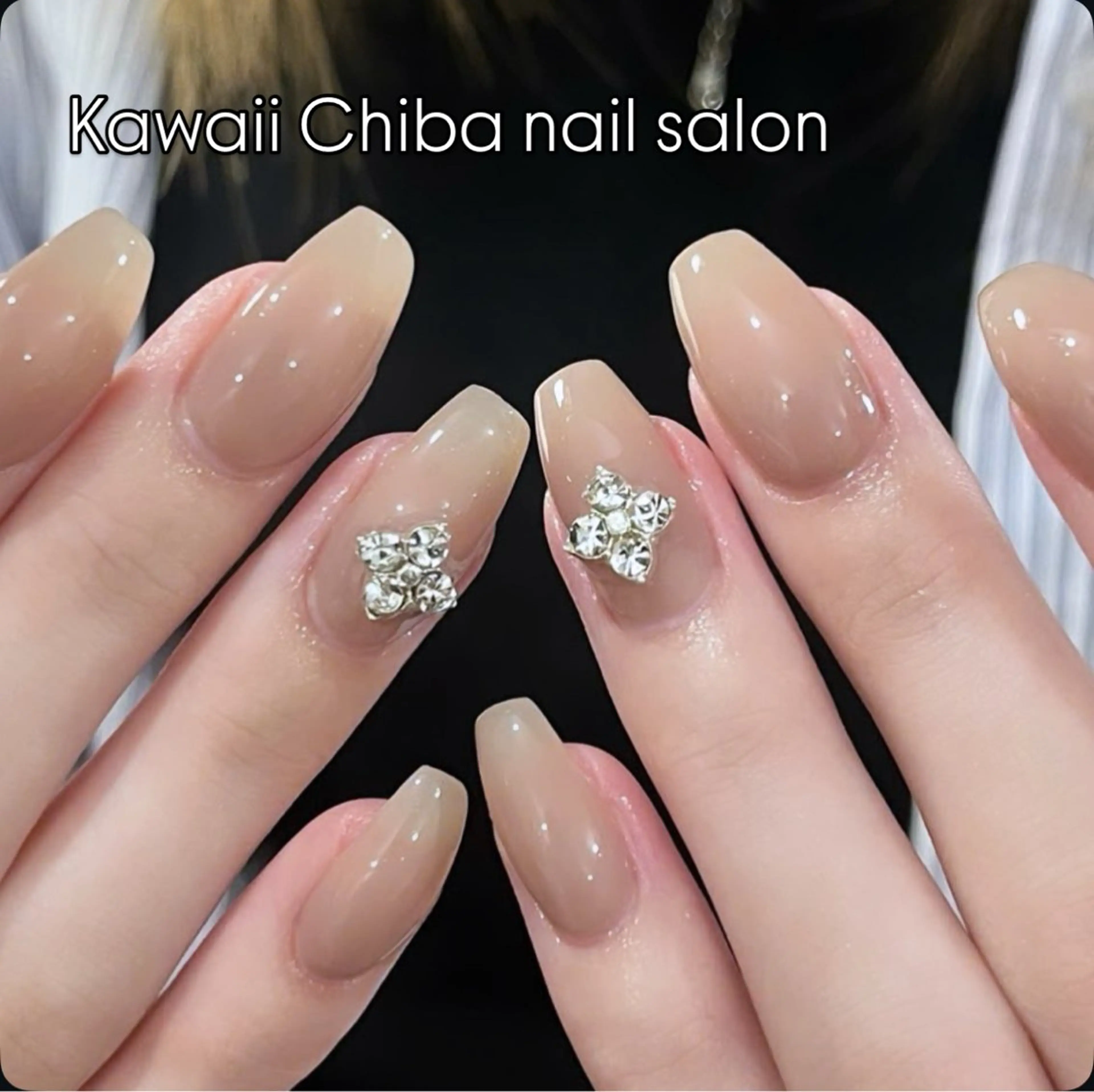 ネイル 長さ出し フレンチネイル ジェルネイル ガーリー 韓国ネイル Kawaii Chiba nailのネイルデザイン