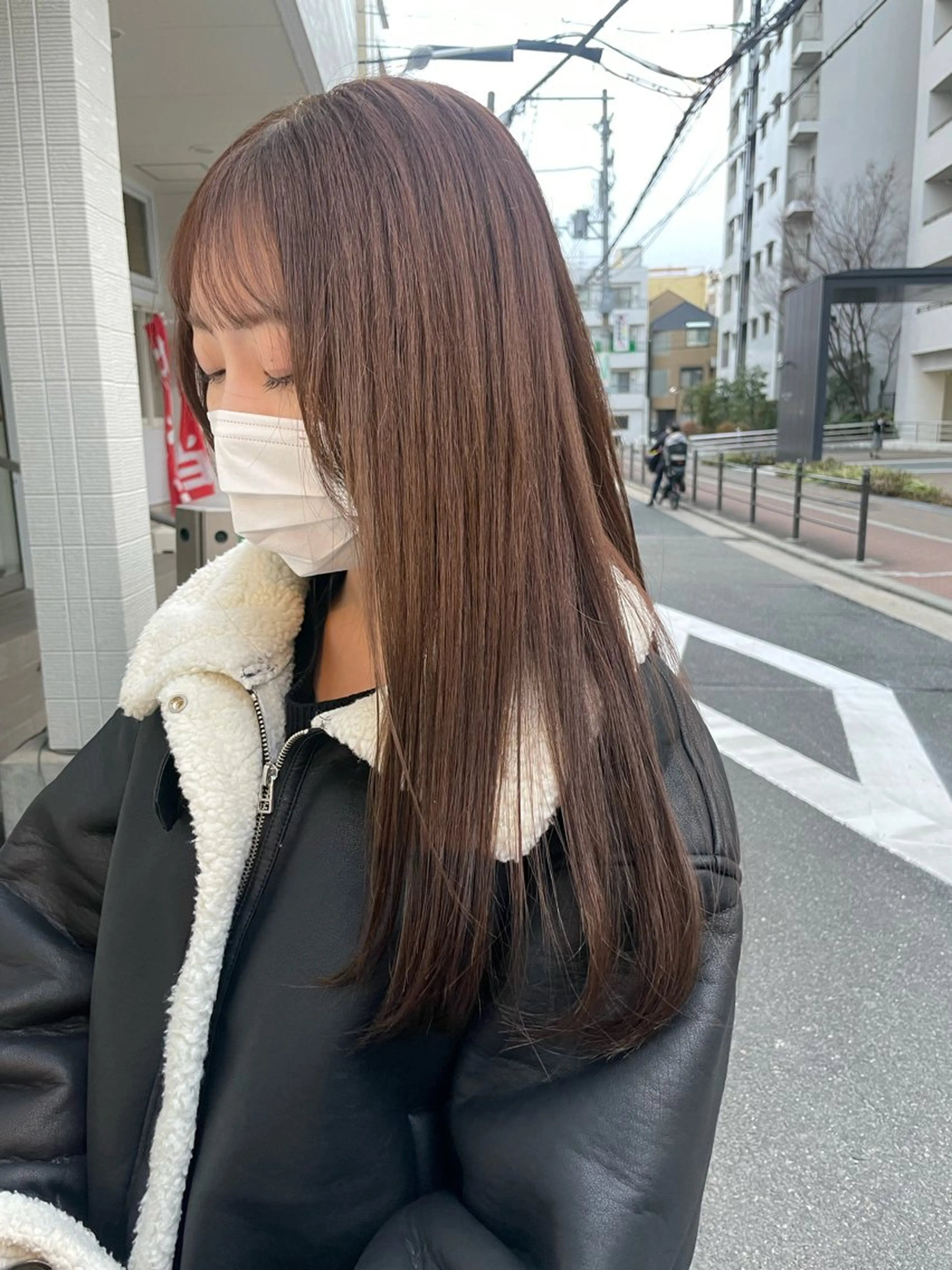 セミロング 💛FERIAあべの 永川さやか💛のヘアスタイル