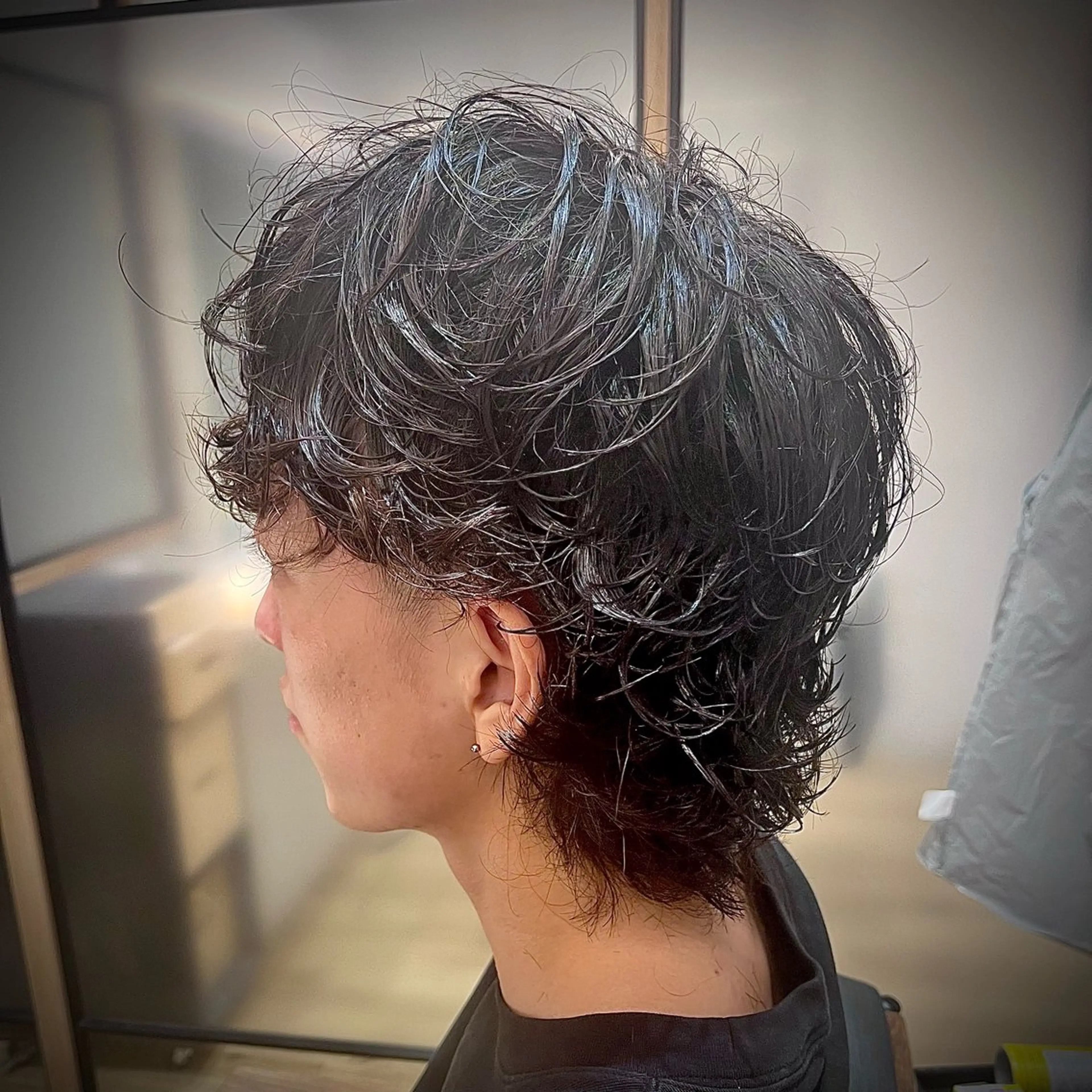 パーマ メンズ メンズパーマ カット パーマ 🟦メンズ特化🟦 たかしま　あさひのヘアスタイル