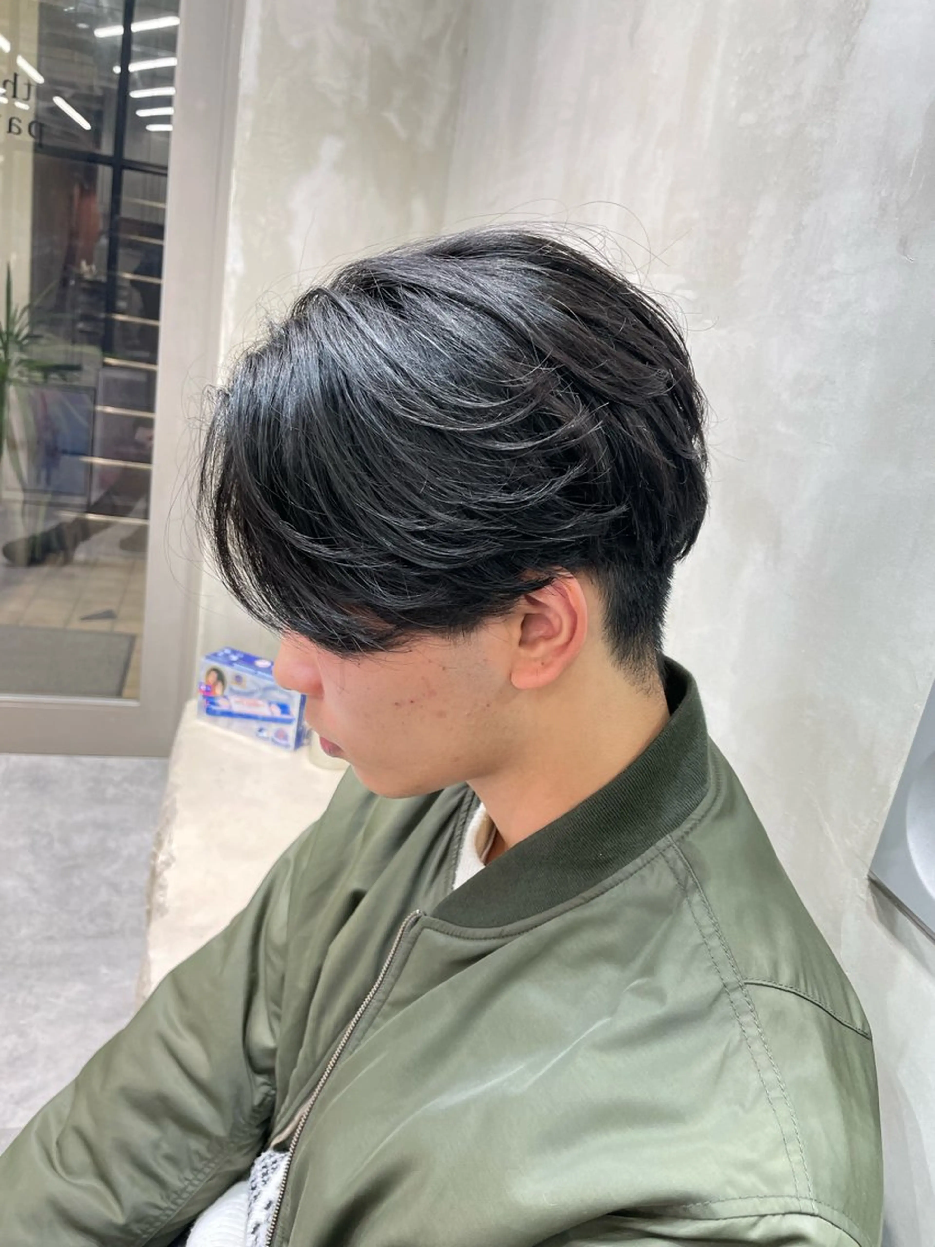 メンズ センターパート 刈り上げ カット the path だいちのヘアスタイル