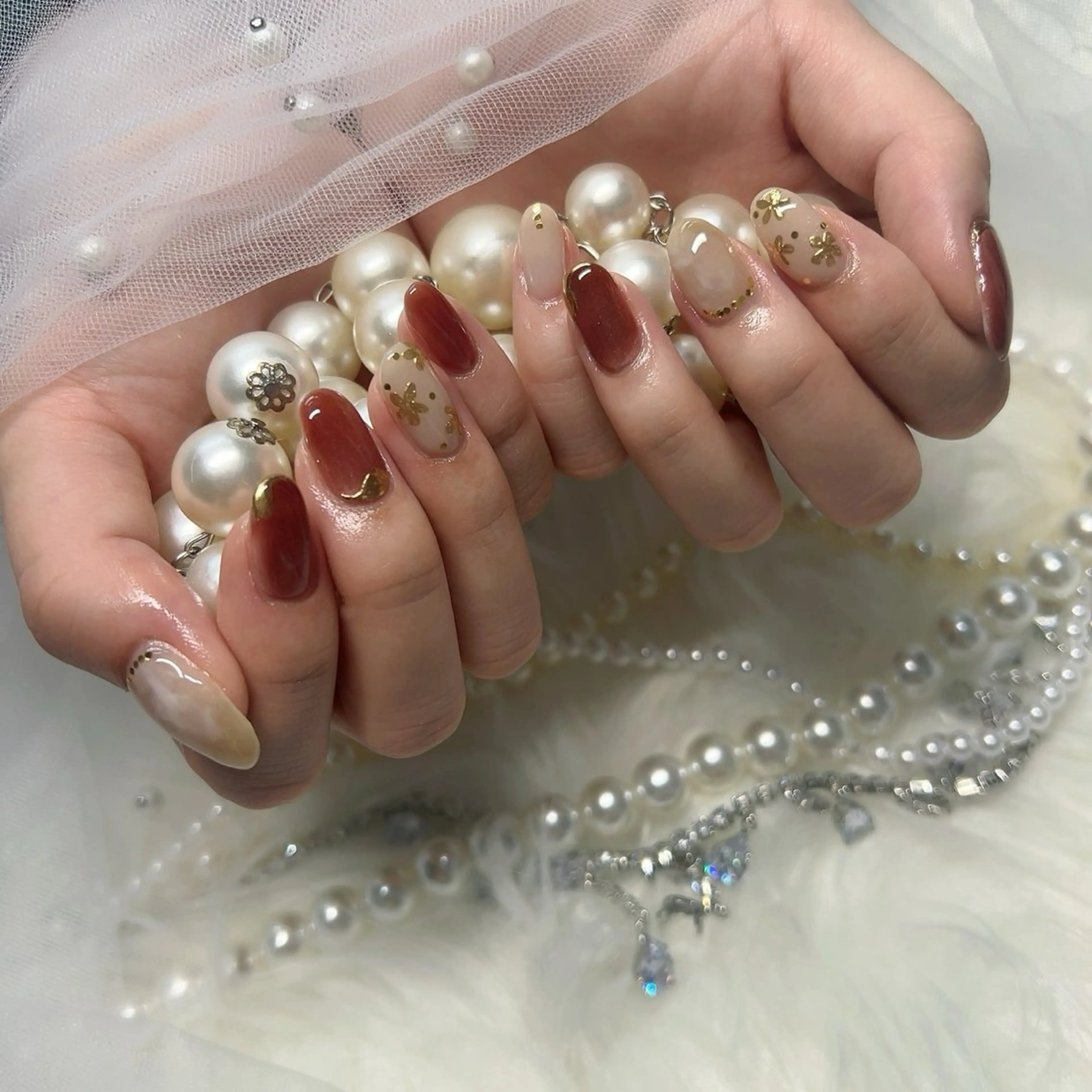 ネイル 持ち込み ハンドネイル ハンドケア my nail plus野江内代のネイルデザイン
