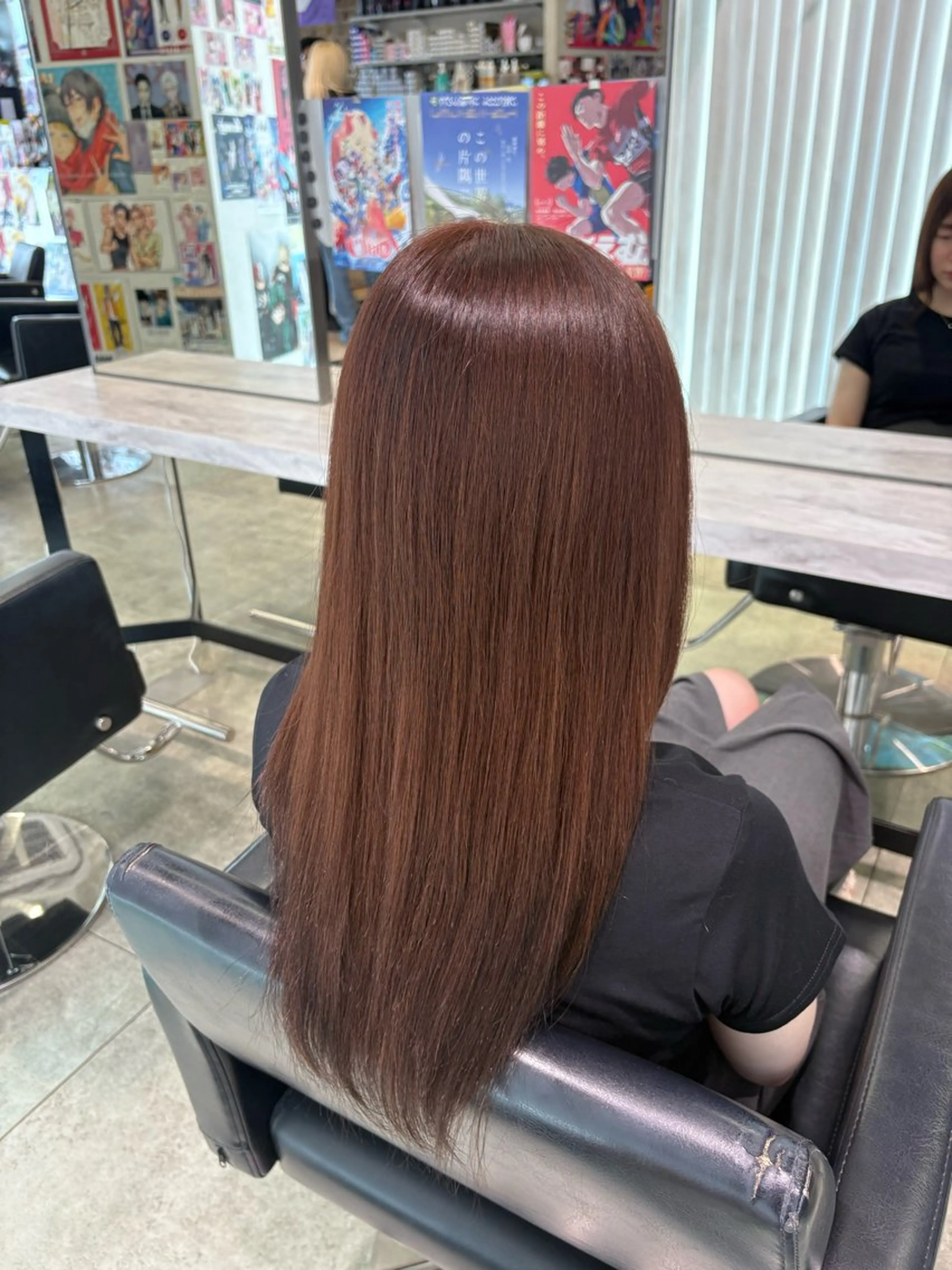 ロング カラー ベージュカラー ブリーチ ボルドーカラー ブラウンカラー 透明感カラー ヘアカラー 推しカラー*.✦ ミク✦.*のヘアスタイル