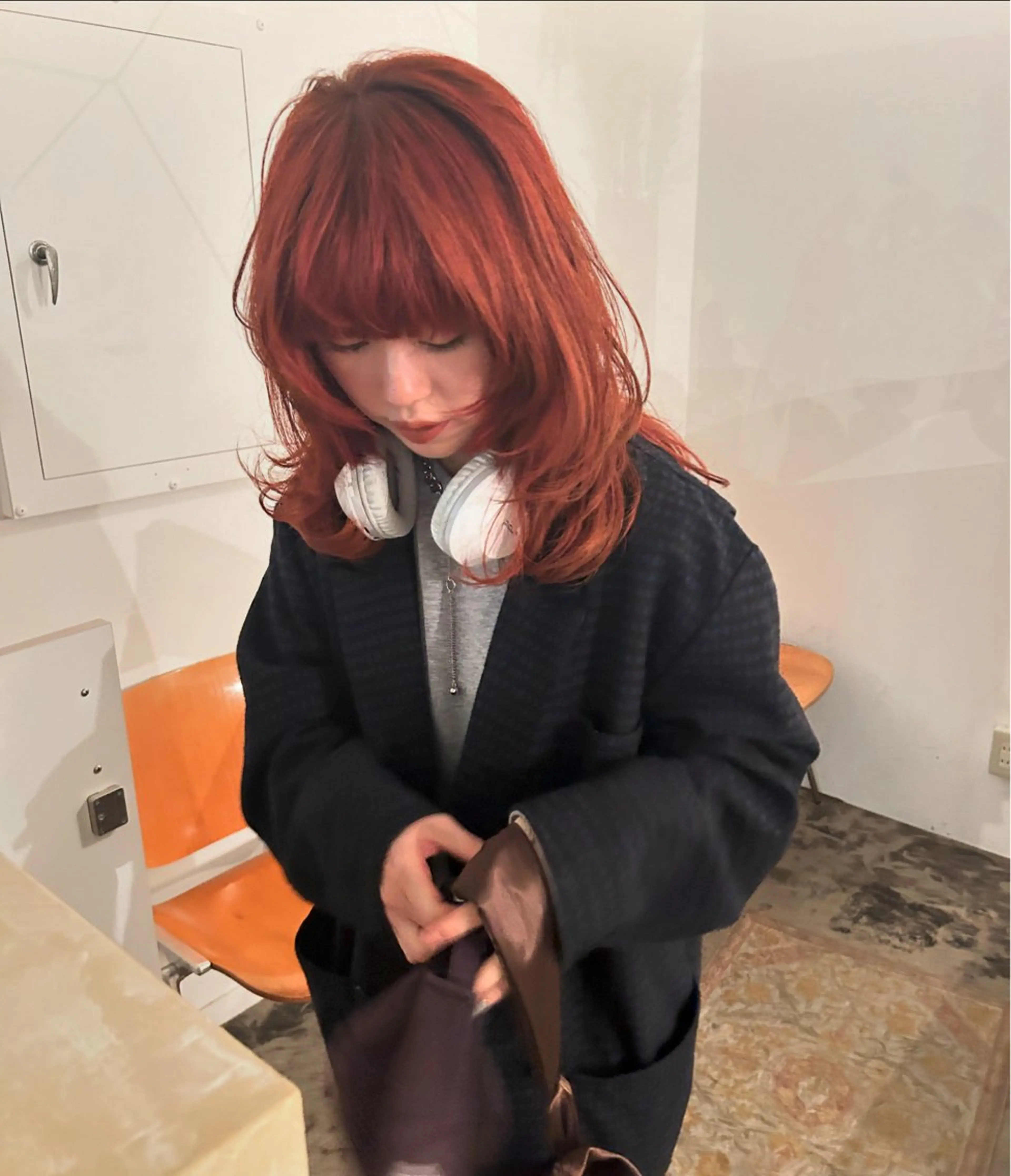 ロング カラー カット ヘアカラー 原 瑞希のヘアスタイル