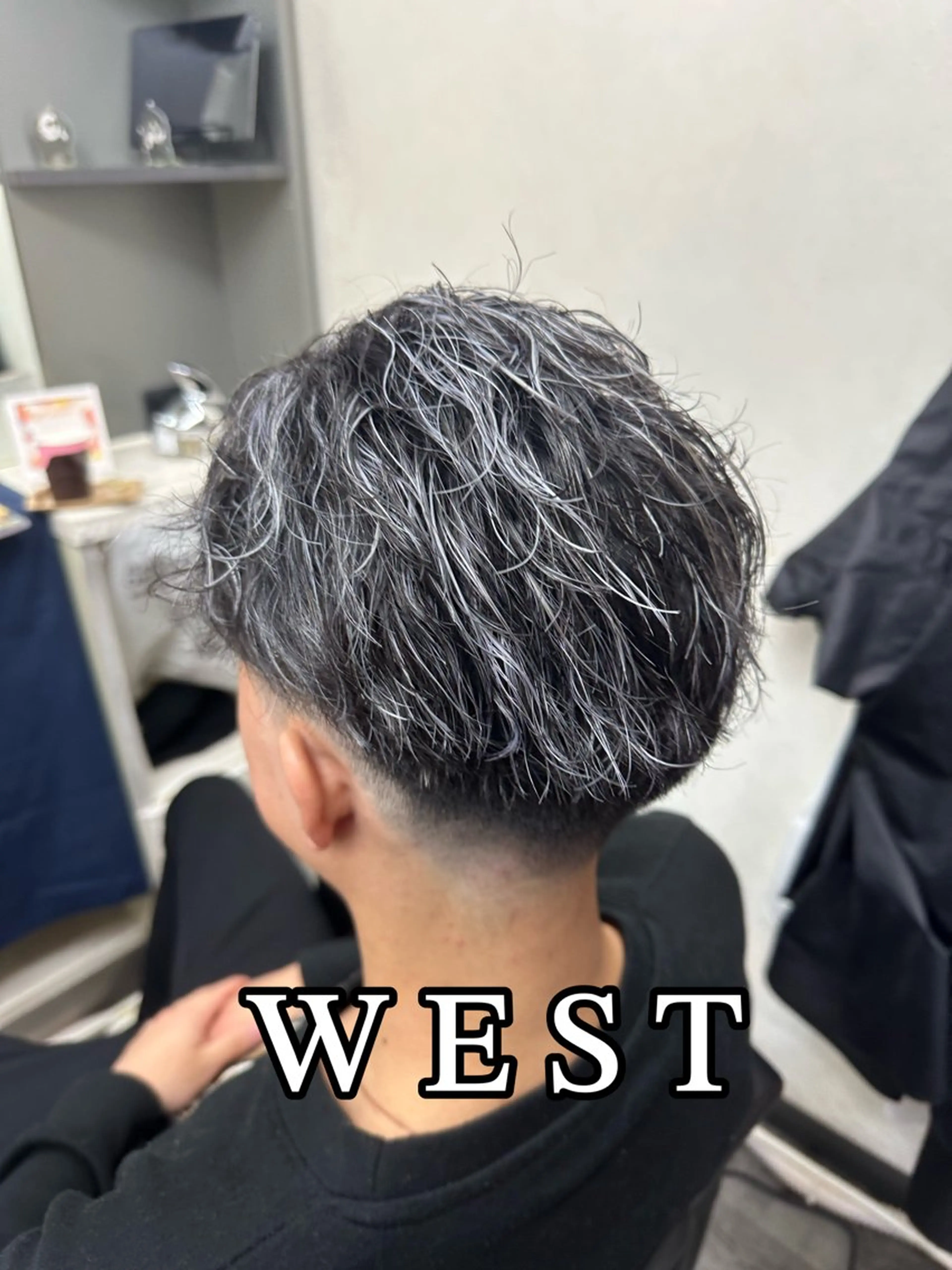 カラー パーマ メンズ WEST✂︎前田 明宏✂︎大和高田のヘアスタイル