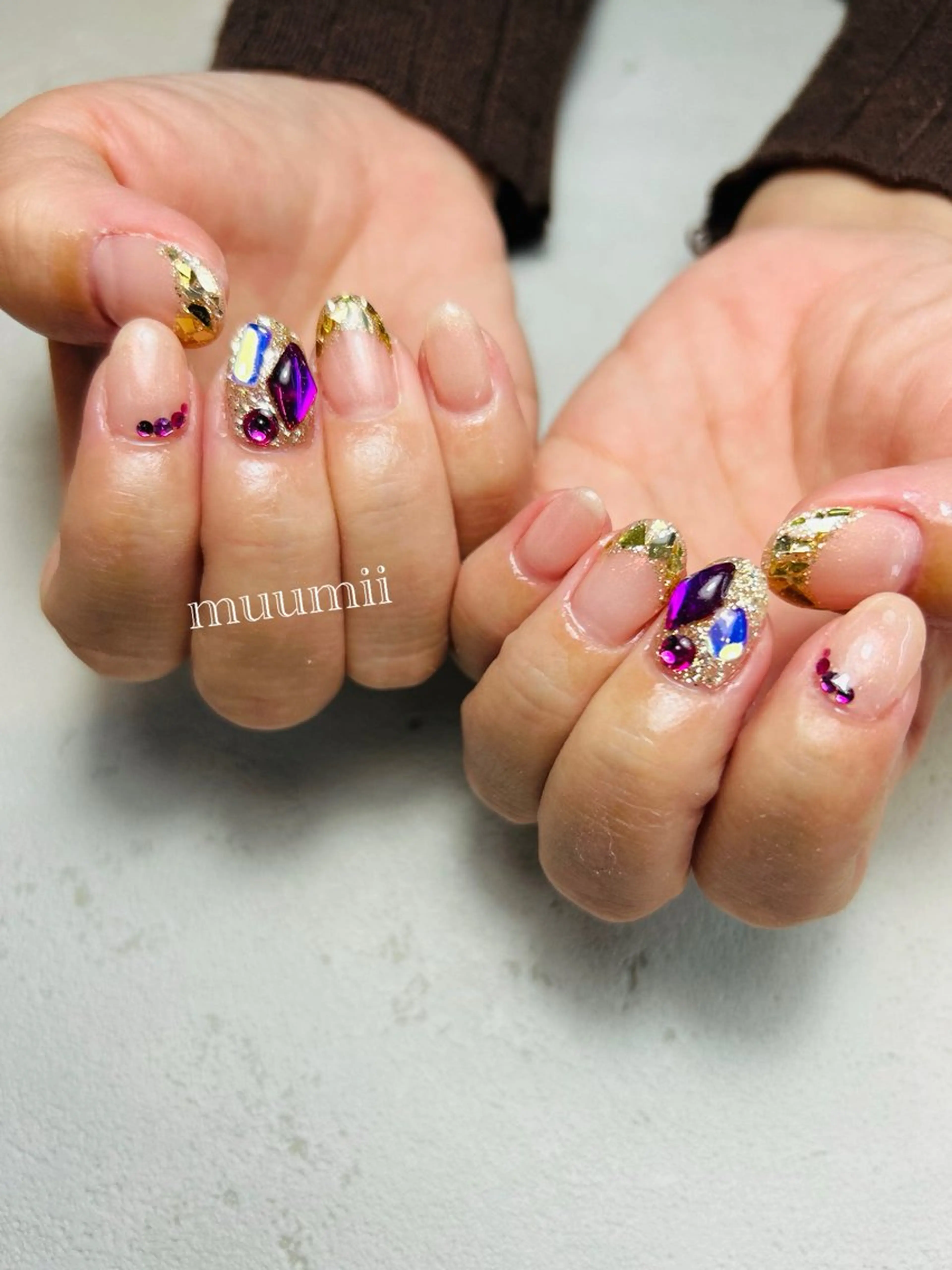 ネイル ハンドネイル ネイルサロンmuumii所属・東十条muumii ネイルまつ毛のネイルデザイン