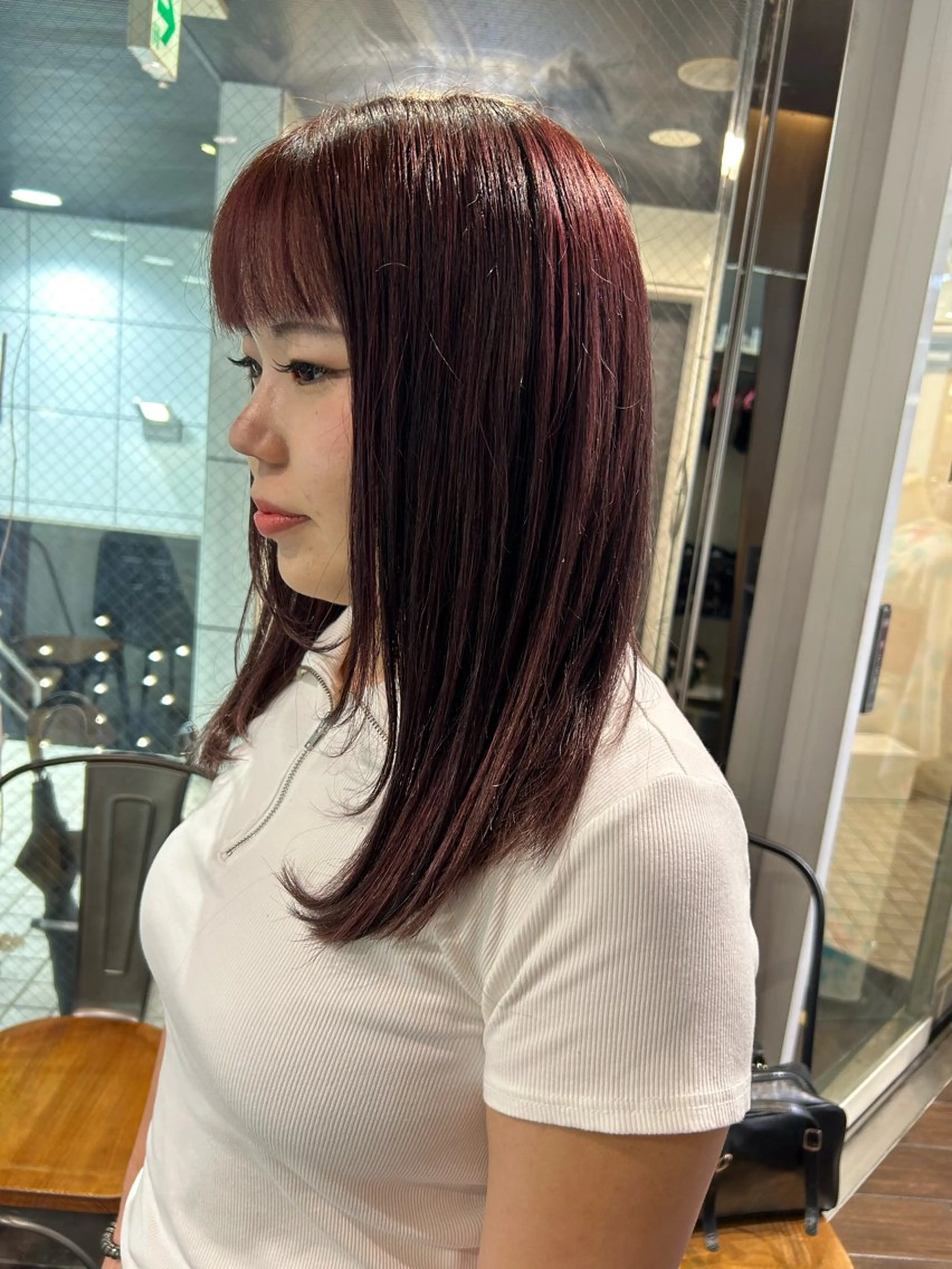 セミロング カラー ブリーチ ハイトーンカラー カット ヘアカラー メンズ/ブリーチなし サクラ🌸のヘアスタイル