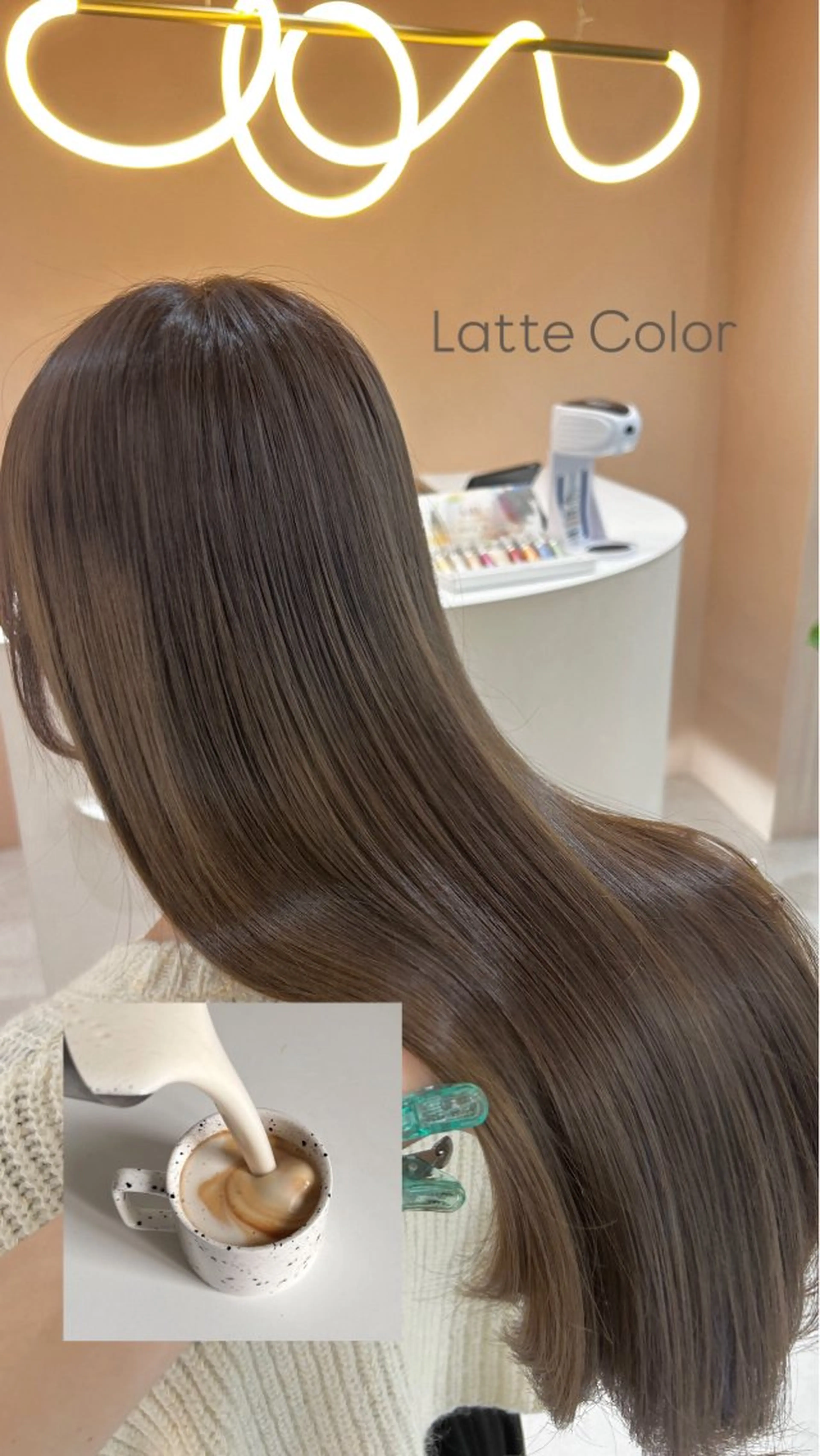 ロング カラー カット ヘアカラー トリートメント 🫧ツヤ髪＊赤味消し nanami🫧のヘアスタイル