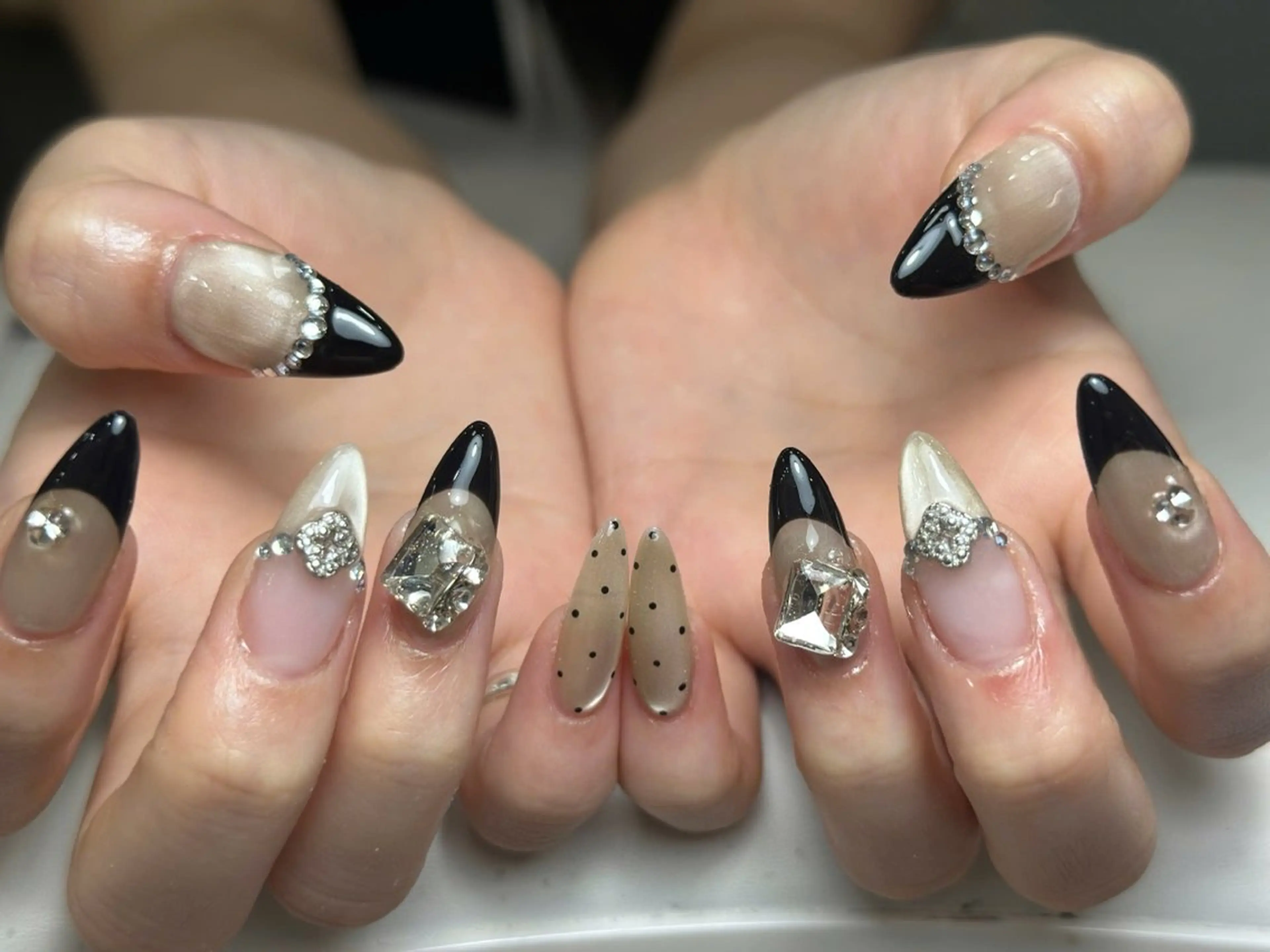 ネイル 長さ出し ジェルネイル 持ち込み オフィスネイル ワンカラーネイル ハンドネイル Michi_Nails_Salon所属・Michi Nail Staffのネイルデザイン