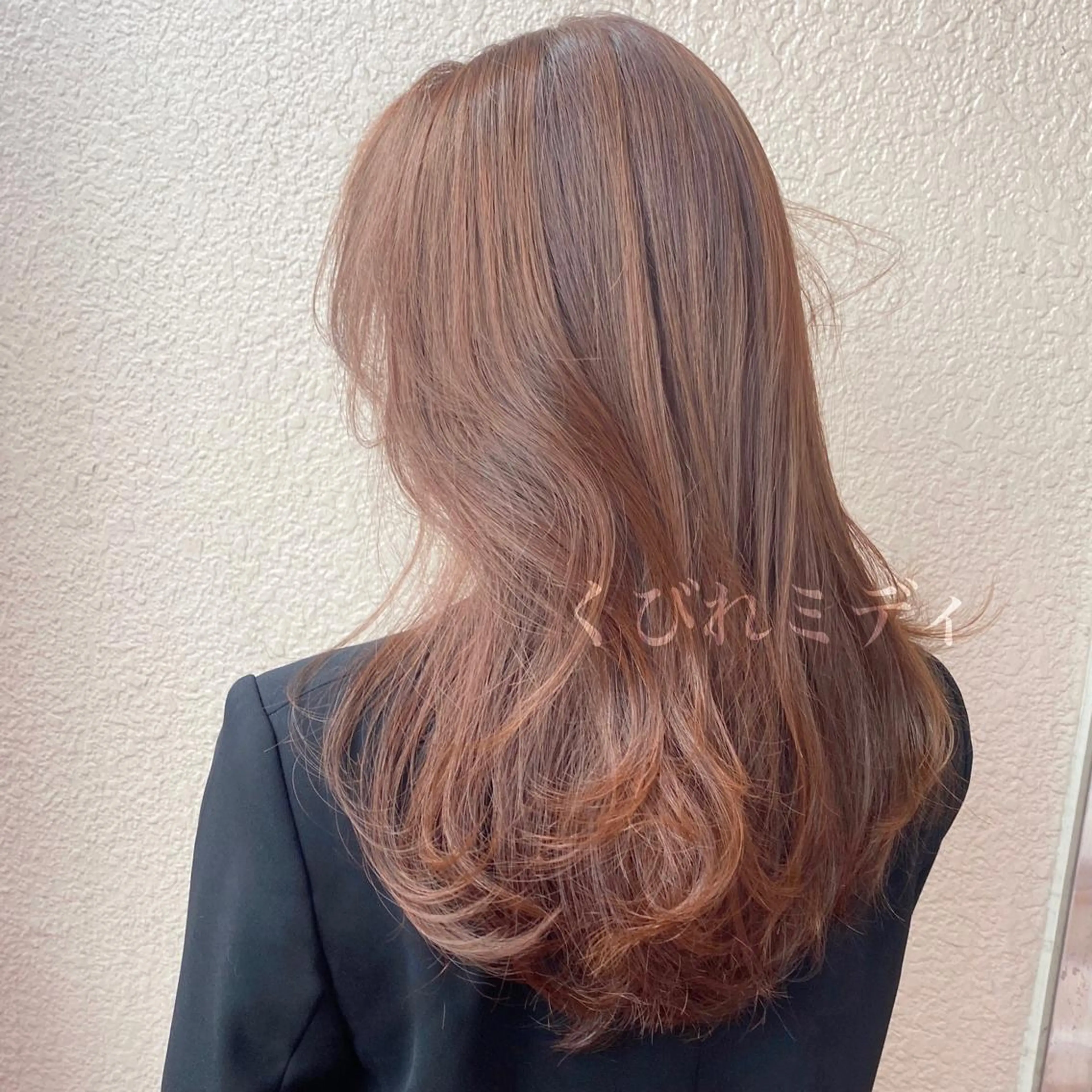 セミロング カラー layercut✂️ 韓国ヘア/髪質改善のヘアスタイル