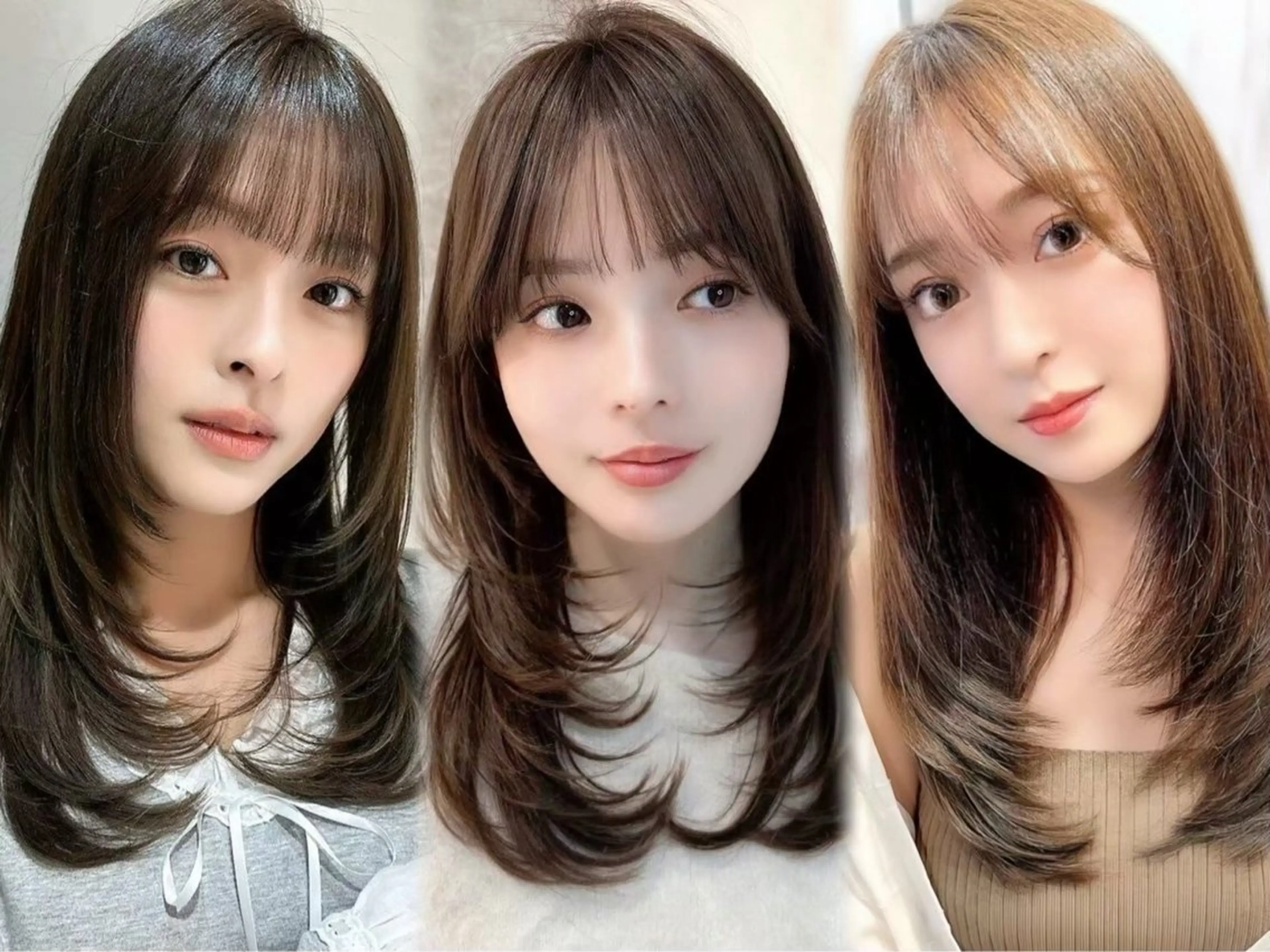 ロング Hazuki レイヤー/艶カラーのヘアスタイル