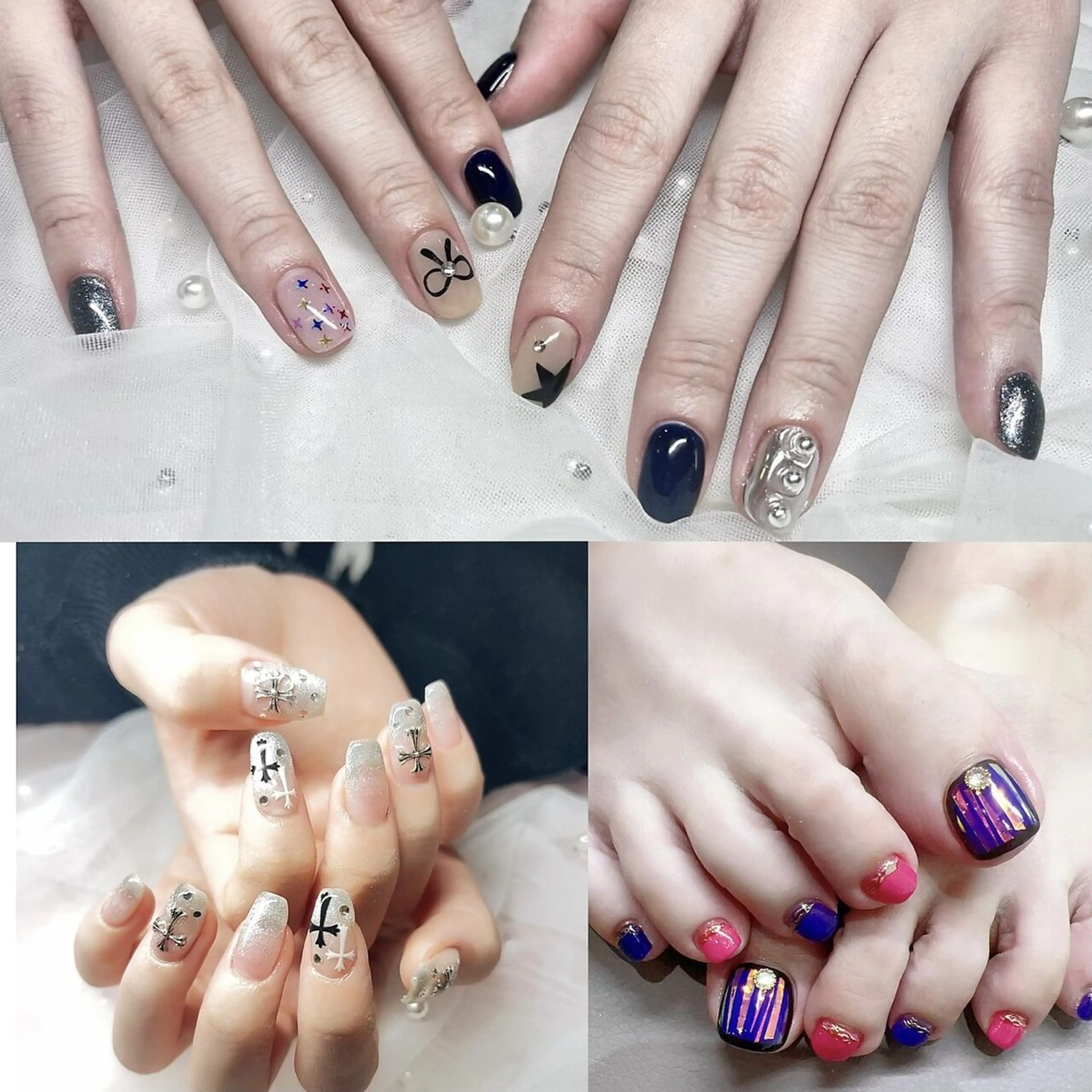ネイル ハンドネイル フットネイル yiyi ネイルサロンのネイルデザイン