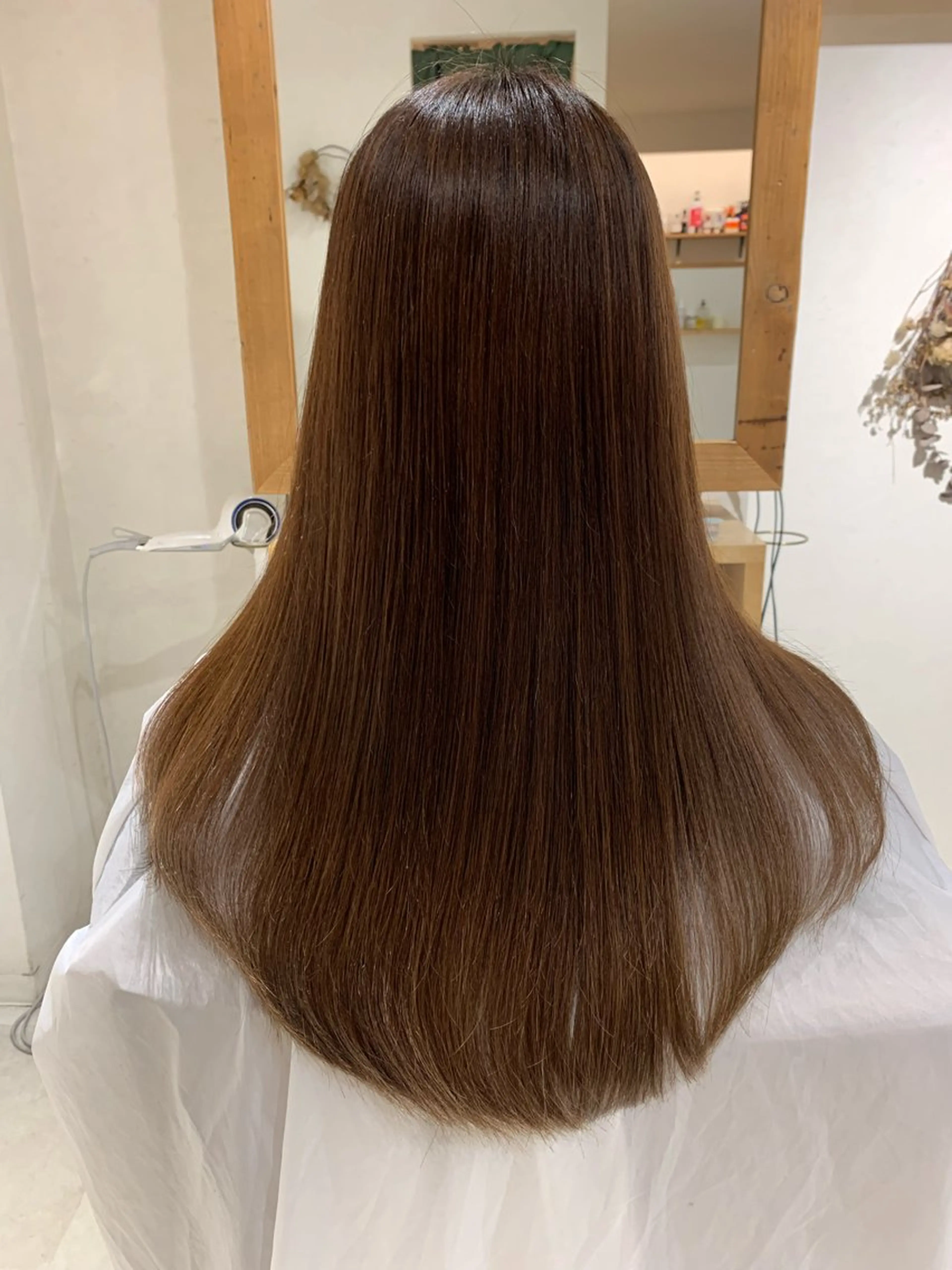 ロング パーマ ストレートパーマ カット 縮毛矯正 🩰淡色系カラー／ 南ゆかり（女性のみ）のヘアスタイル