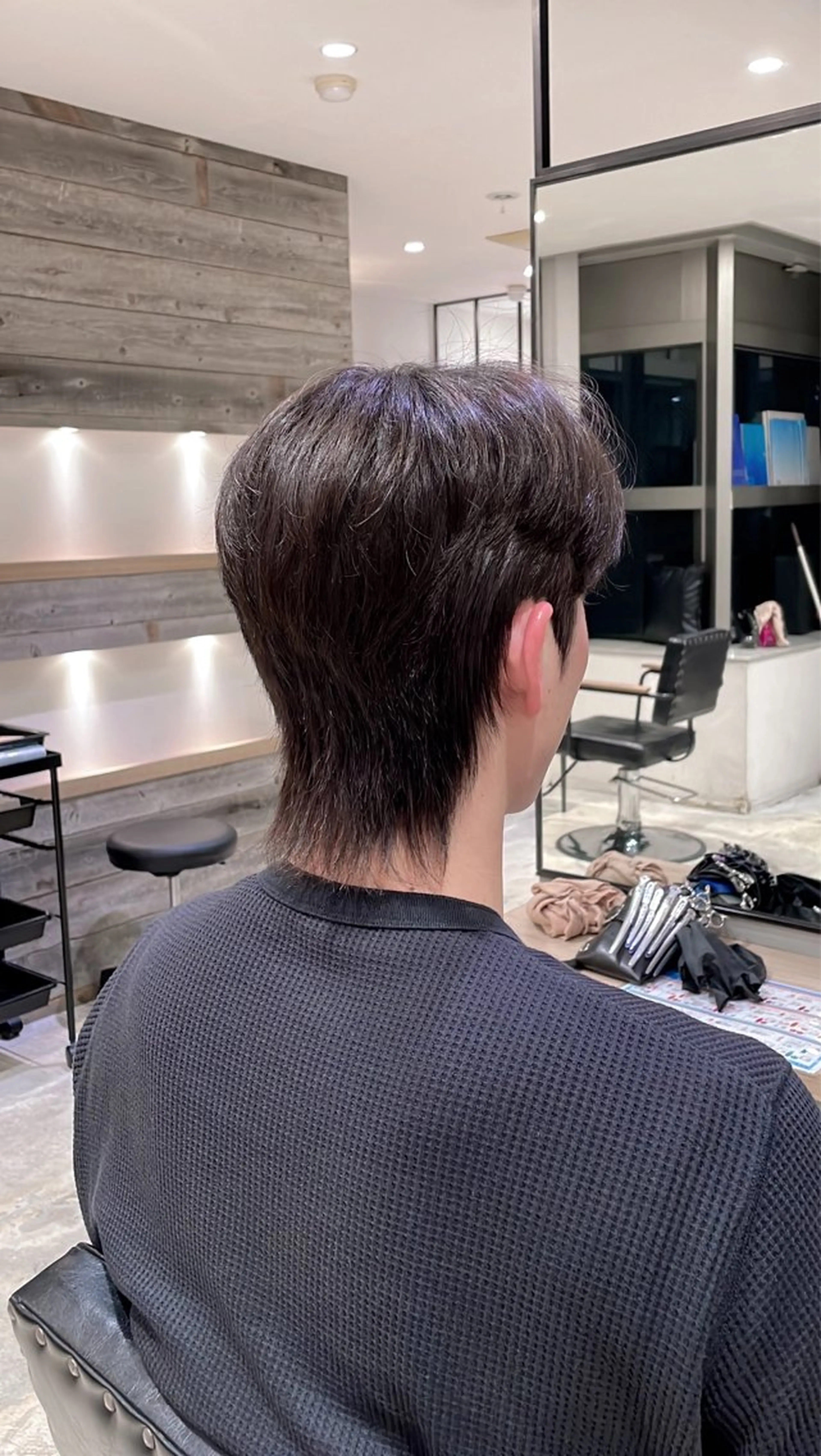 ショート カラー パーマ ヘアアレンジ メンズ カット パーマ 縮毛矯正 IVY表参道所属・ヘアメイク小野リエ 韓国ハーフ🦊のヘアスタイル