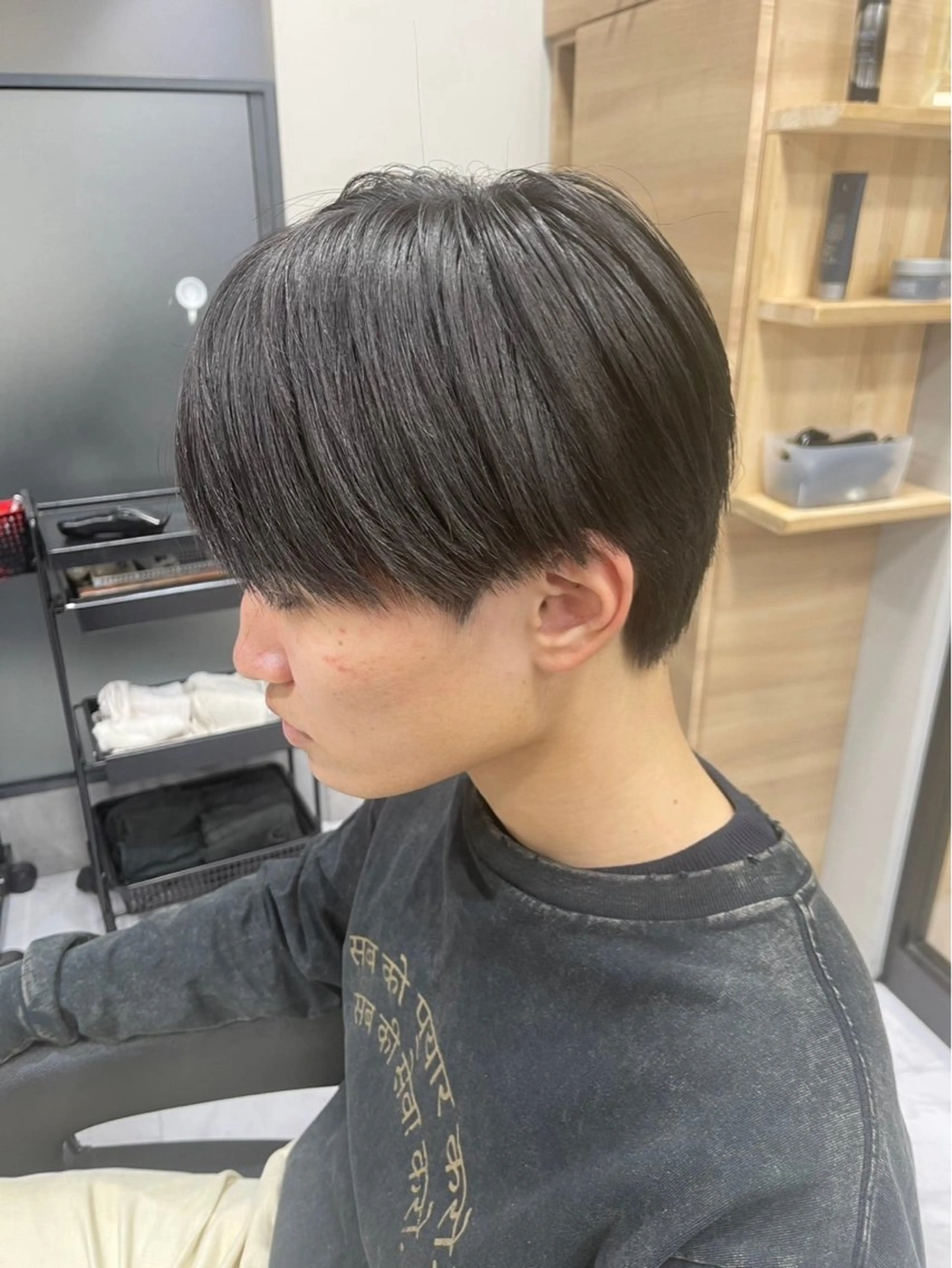 メンズ ☘️上村 歩夢☘️ メンズカットモデルのヘアスタイル