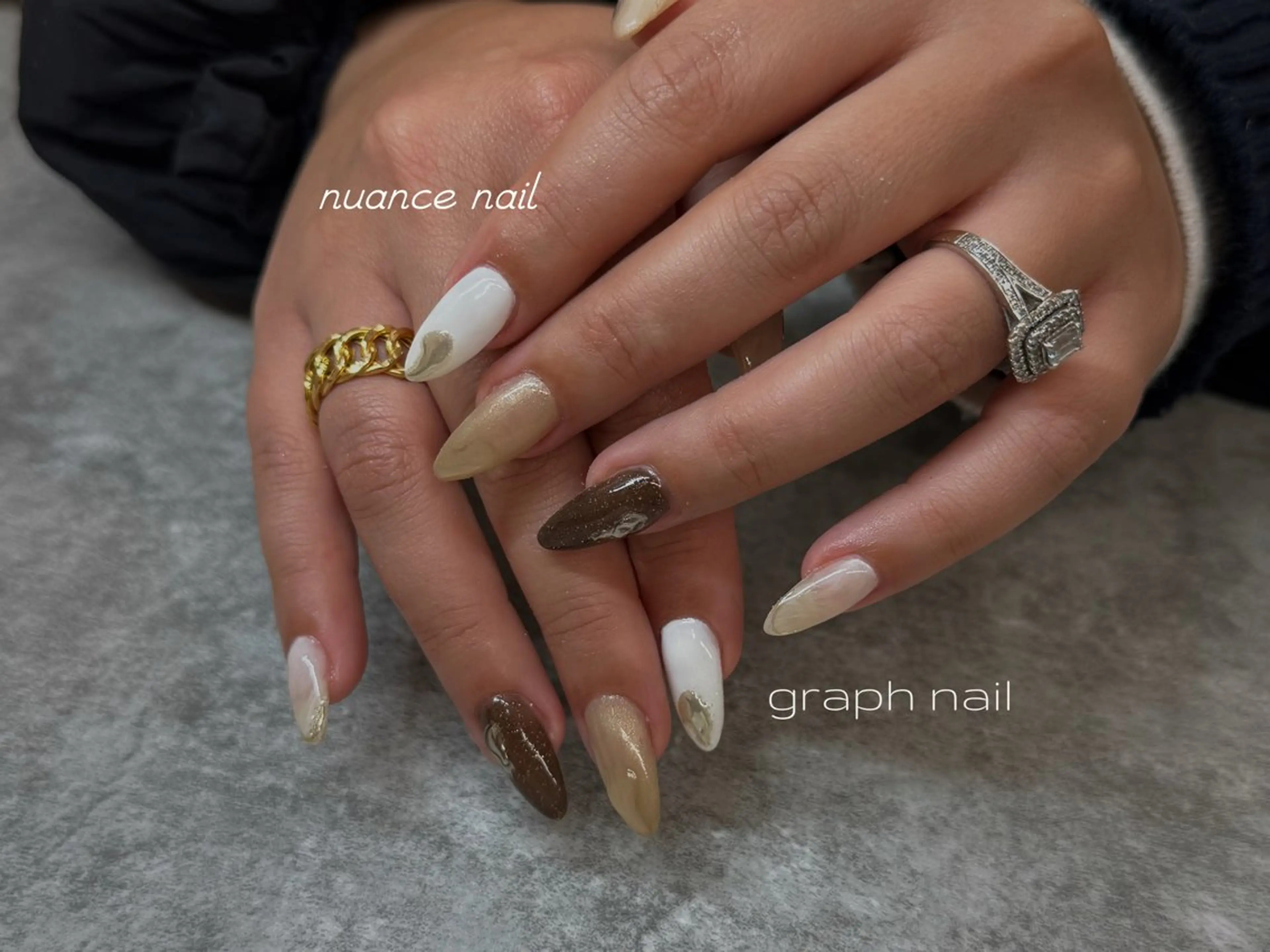 ネイル ハンドネイル graph nail【グラフ ネイル】所属・graphnail‪ ‪‪❤︎‬manaのネイルデザイン