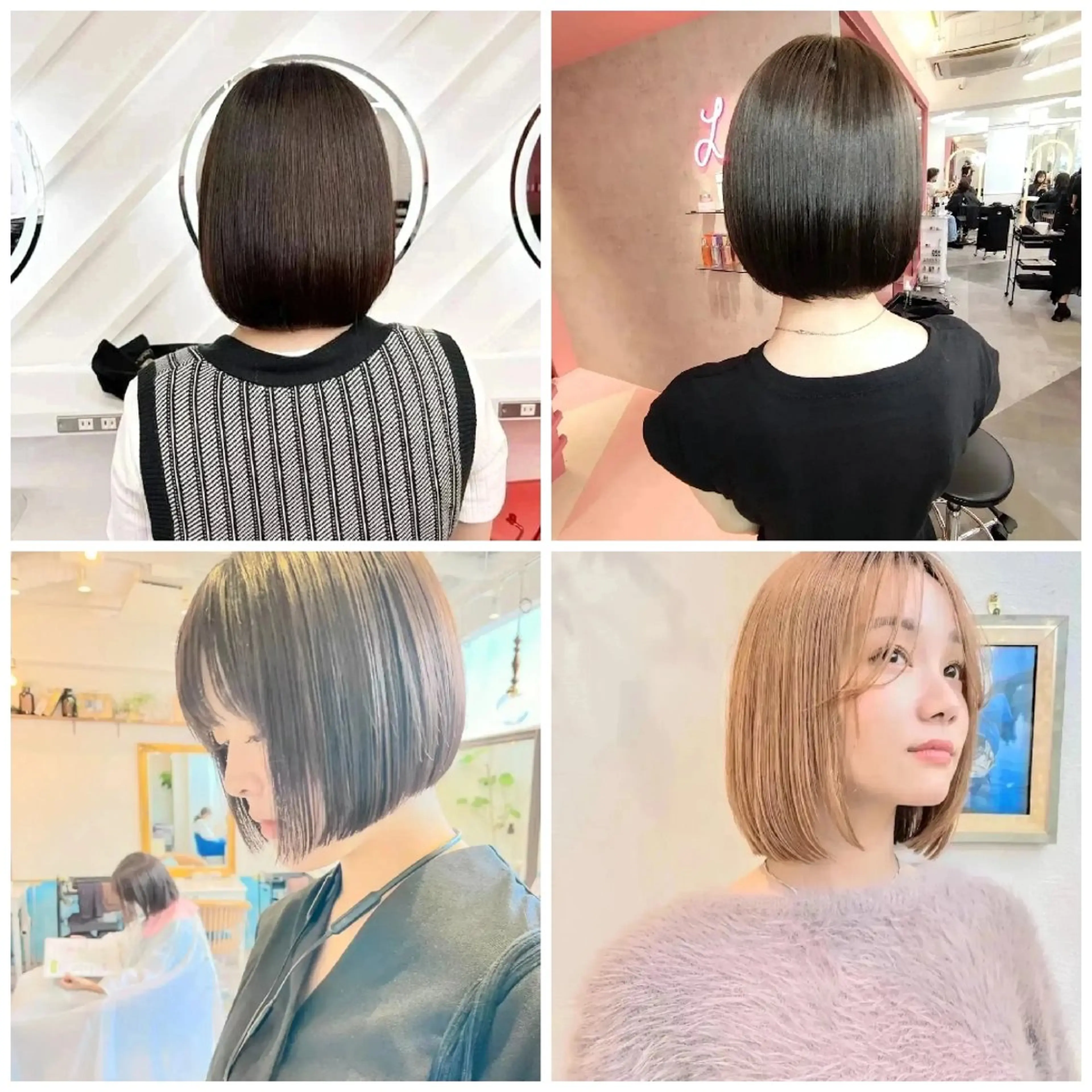 ショート カラー ブリーチ カット ヘアカラー 縮毛矯正 トリートメント ボブ/韓国ヘア/縮毛 /髪質改善💠翔平のヘアスタイル